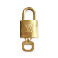 #316 Louis Vuitton Lock & Key in Gold, EXCELLENT!