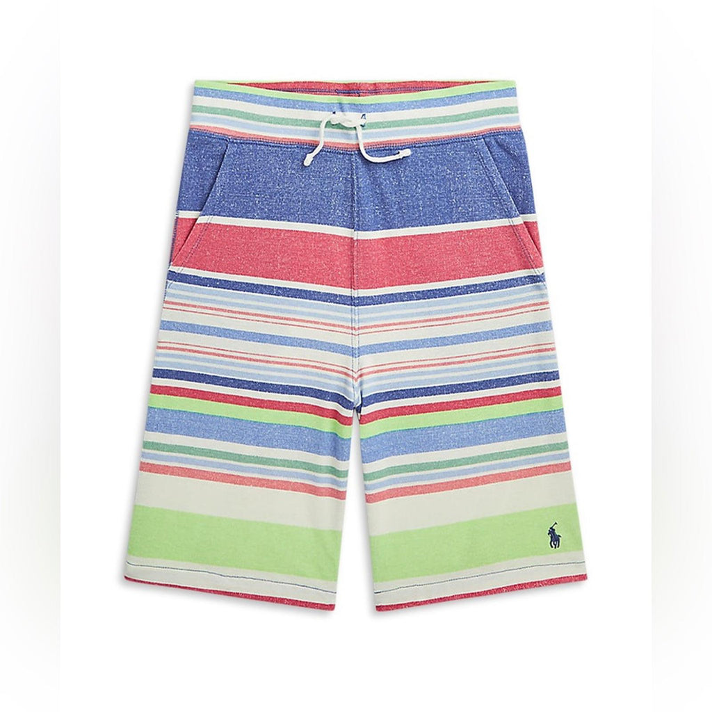 Polo Ralph Lauren Boys' Striped Cotton Mesh Shorts, NWT, Size XL