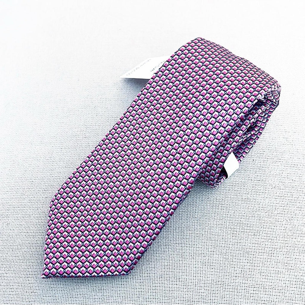 Perry Ellis Portfolio Shane Mini Pink Neck Tie, New w/Tag Retail $55