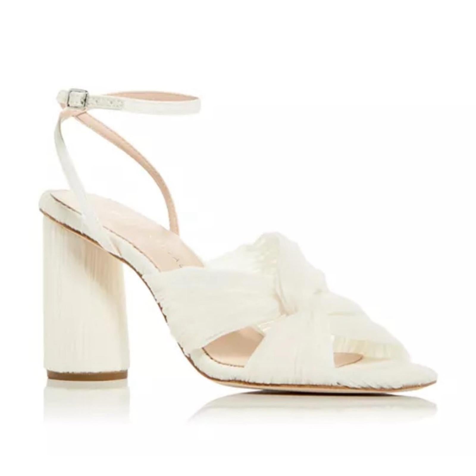 Loeffler Randall Reed High Heel Pleated Sandals, Size 11 New in Box