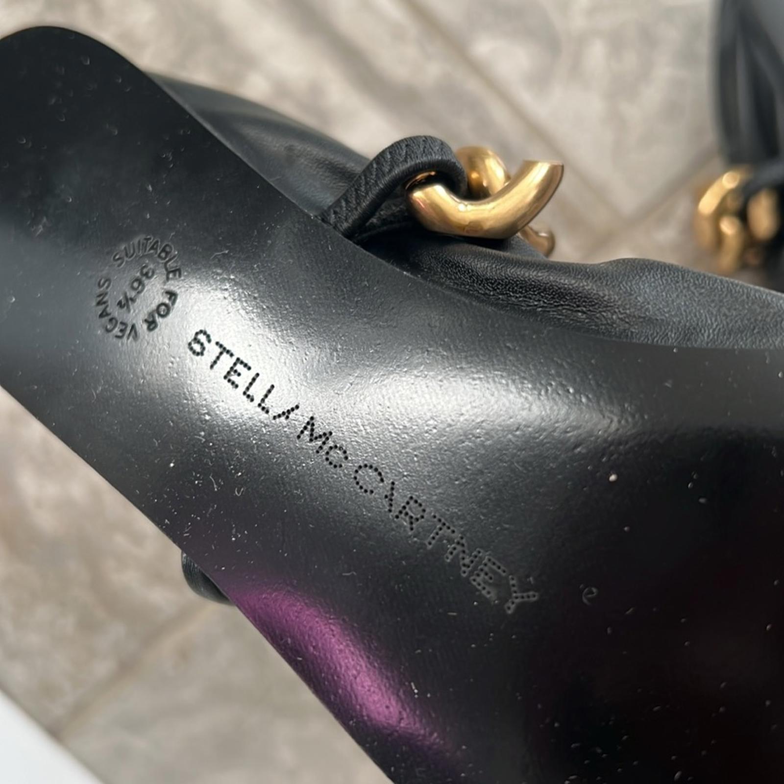 Stella Mccartney Falabella Faux Leather SlipOn Ballet Flats Size 36.5 NEW $750