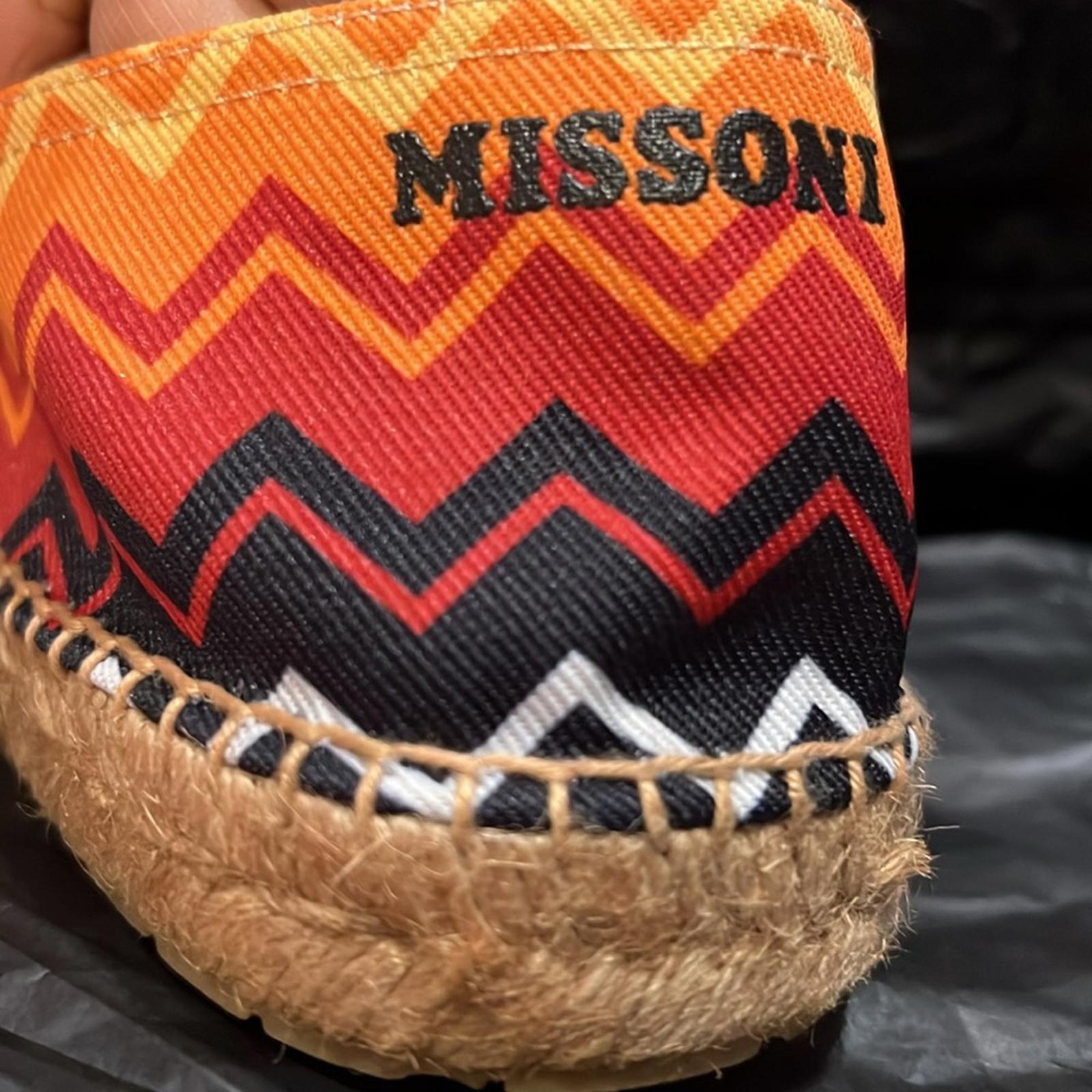 Missoni Men's Slip On Espadrilles, Size 44 New in Box