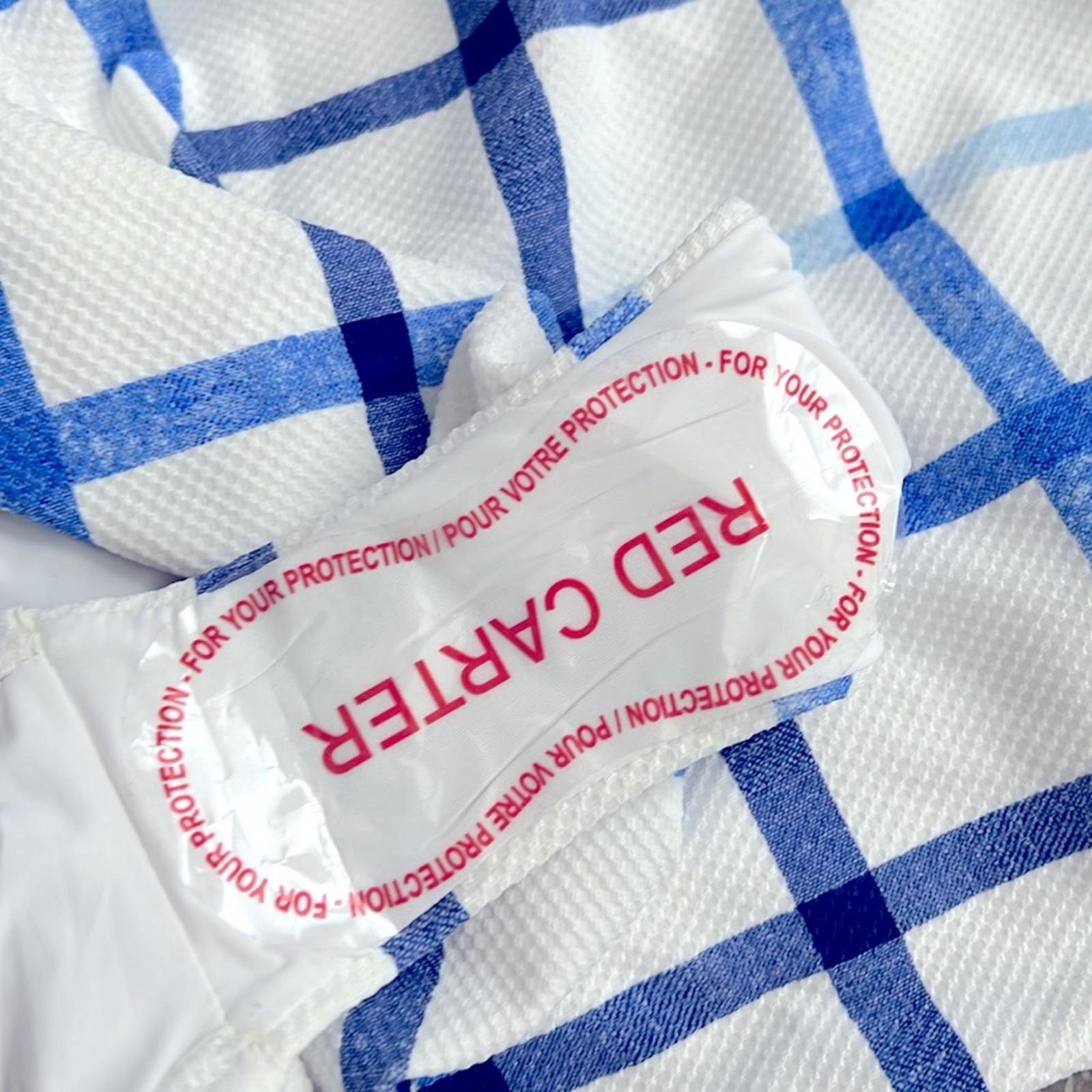 Red Carter Key Biscane Charlie One Piece, Windowpane Plaid, Size S NWT SOLD OUT