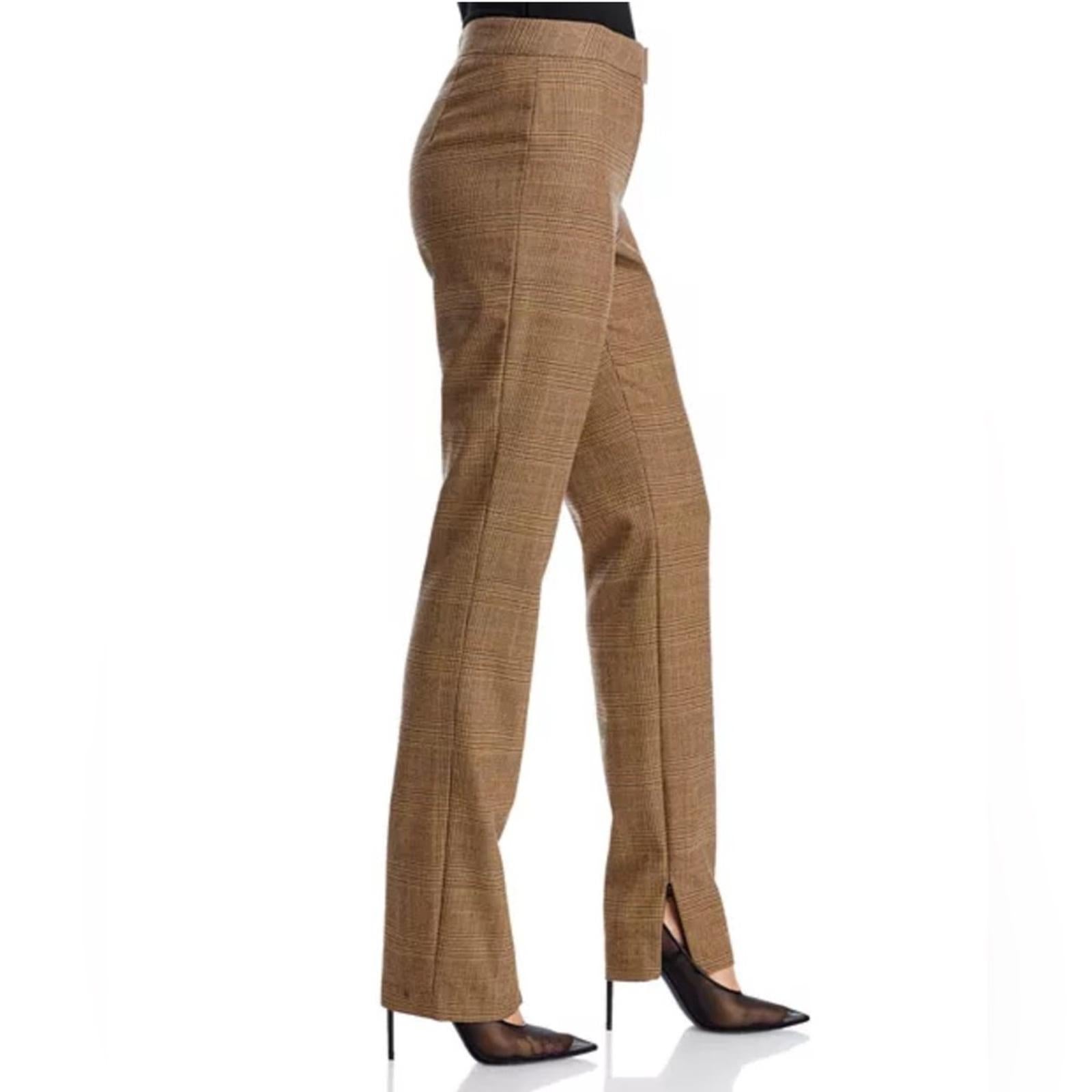 rag & bone Rebecca Glen Plaid Pants in Brown/Beige, Size 2 NEW w/Tag $375