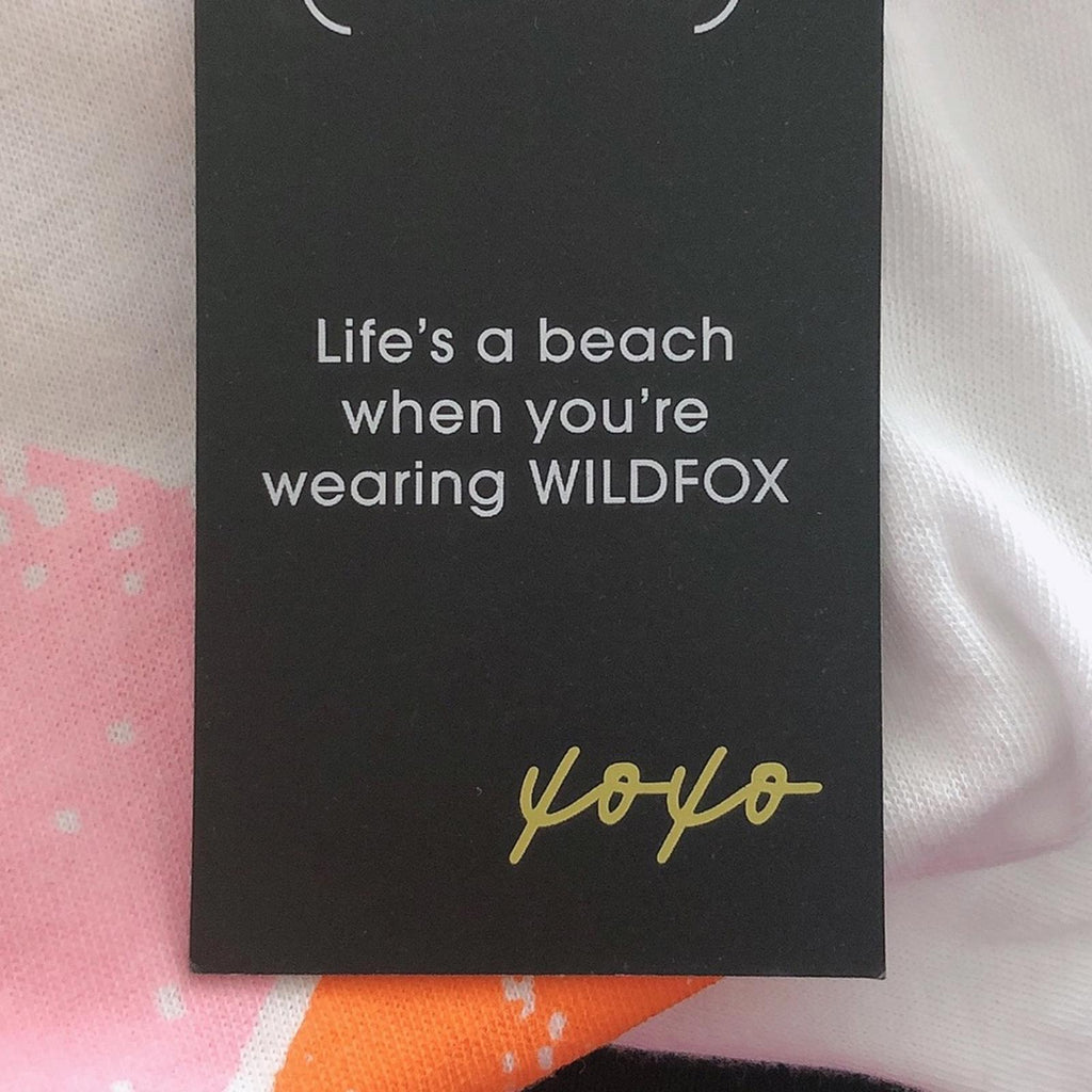 Wildfox Sun Scoop Neck Swim Coverup in White, Dress Beach Size S New w/Tag