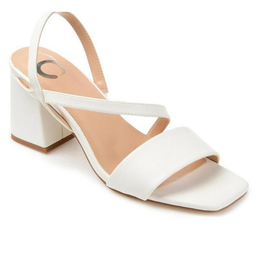 NEW Journée Collection Lirryc Dress Sandals in White, Size 12 New w/o Box