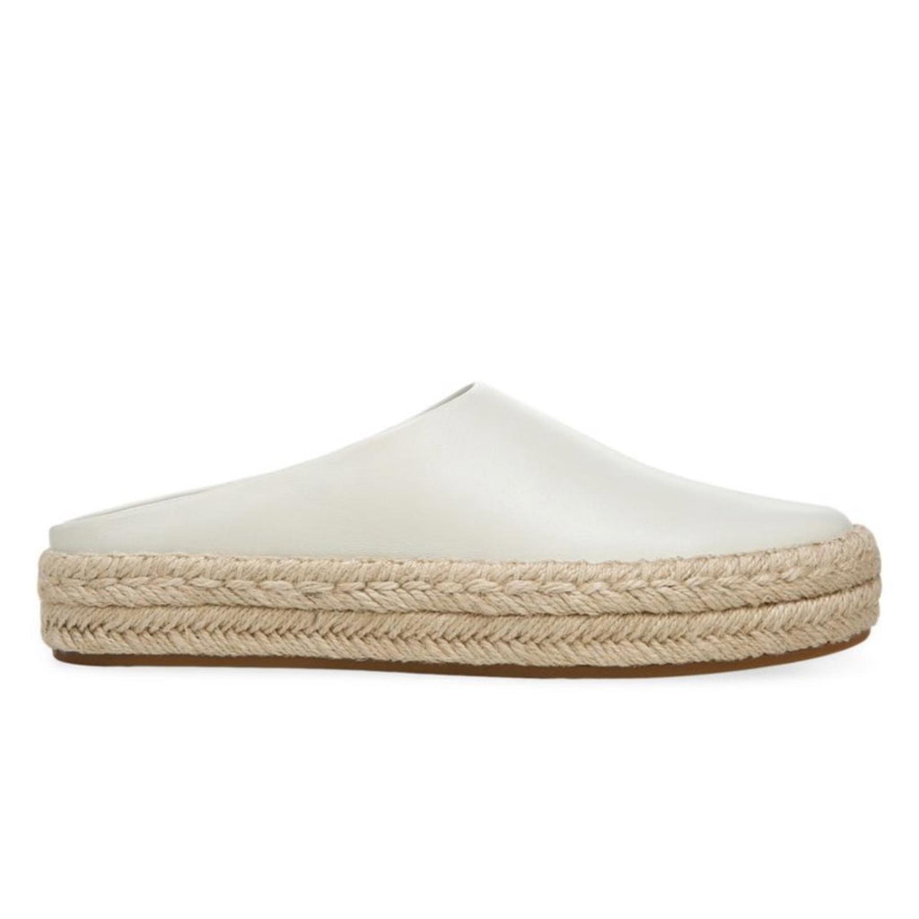 Vince Women's Ulla Slip On Espadrille Flats/ Mules, Off White Size 11 New in Box