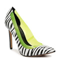 Mix No.6 Adrienne Zebra Print Pump, Shoes Size 7 New in Box