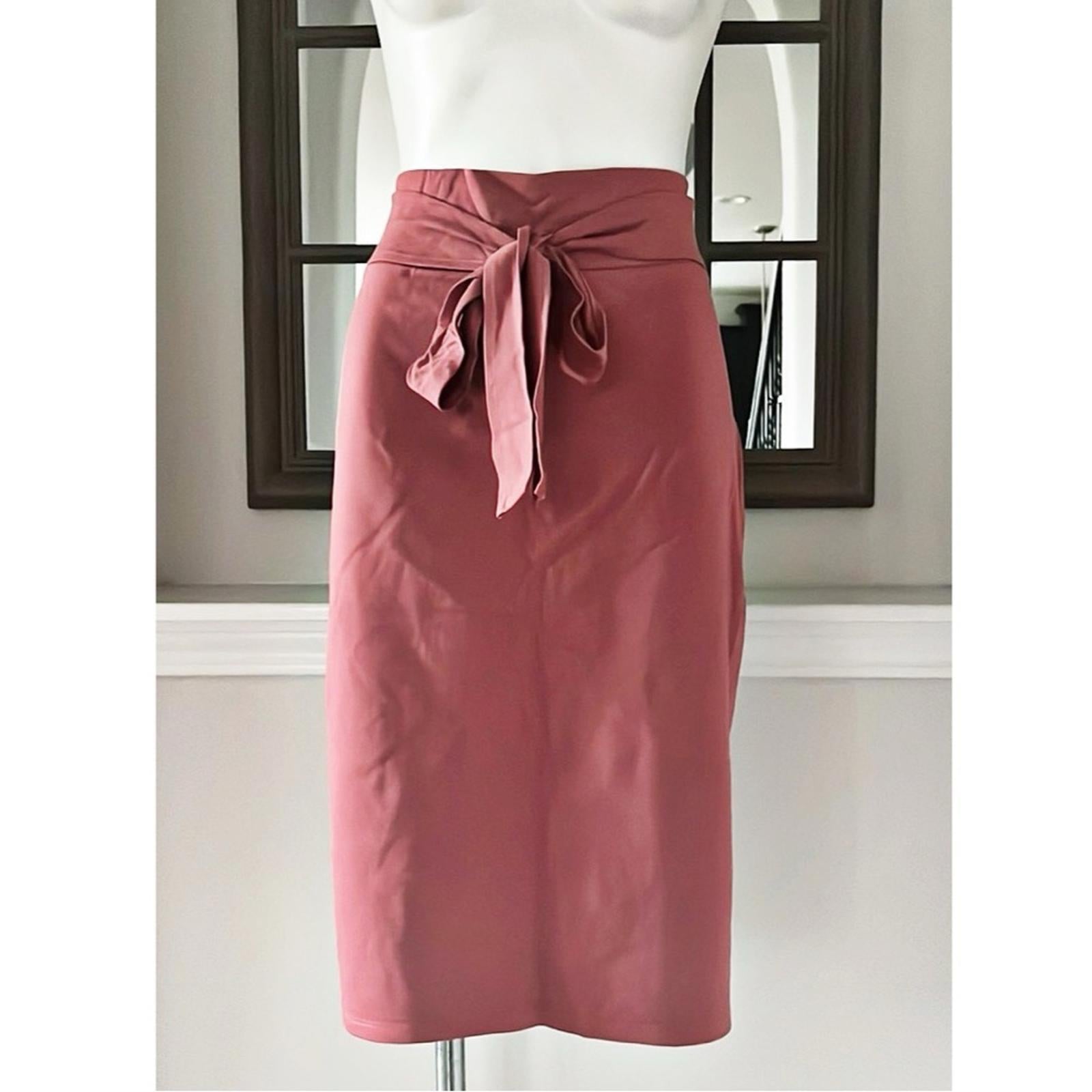 Mikarose Belted Stretchy Pencil Skirt, Plus Size XXL New w/Tag