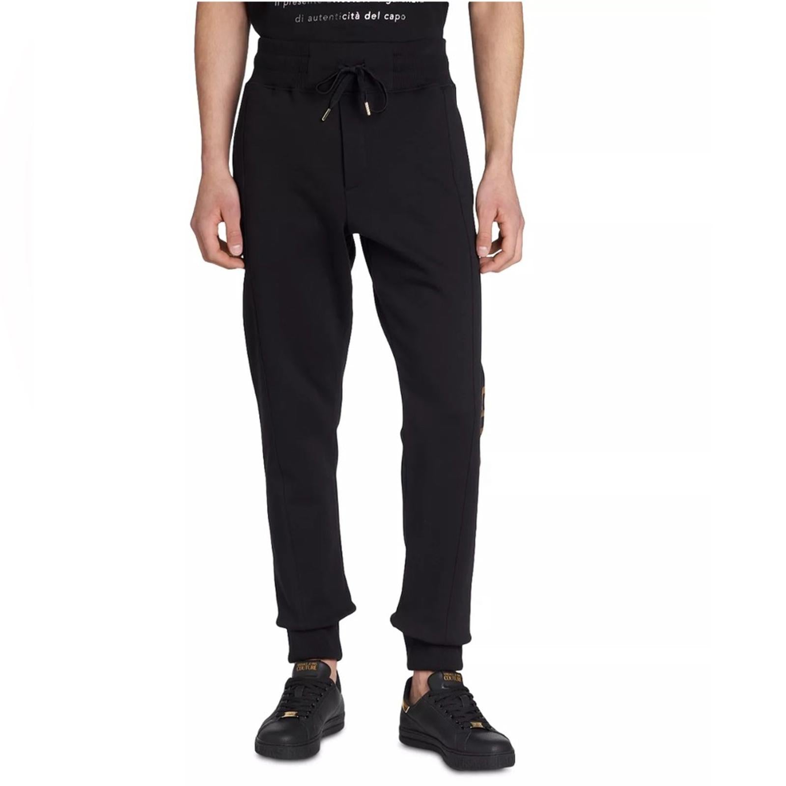 NWT Versace Jeans Couture High Waist Logo Sweatpants, Men’s Size XXL Retail $300