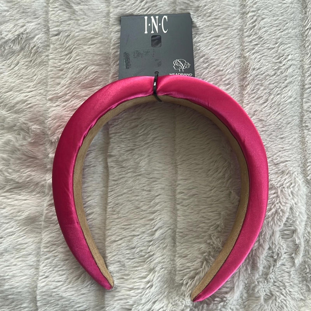 INC Pink Puff Headband New w/Tag Retail $22.50