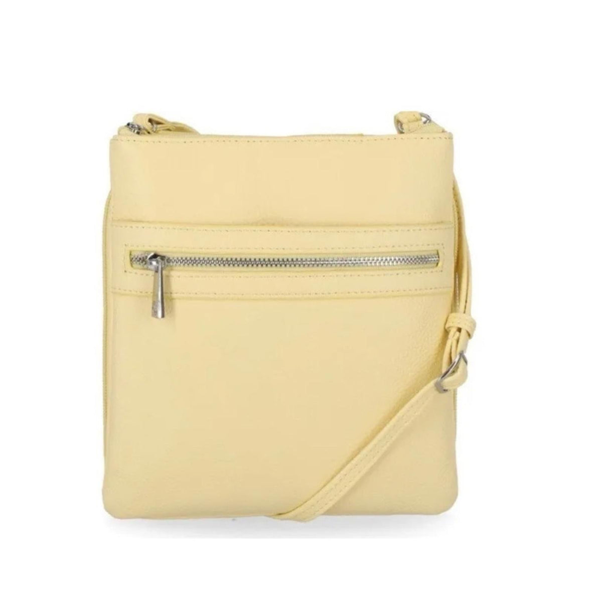Giani Bernini Triple-Zip Pebble Leather Dasher Crossbody, Soft Core New w/Tag