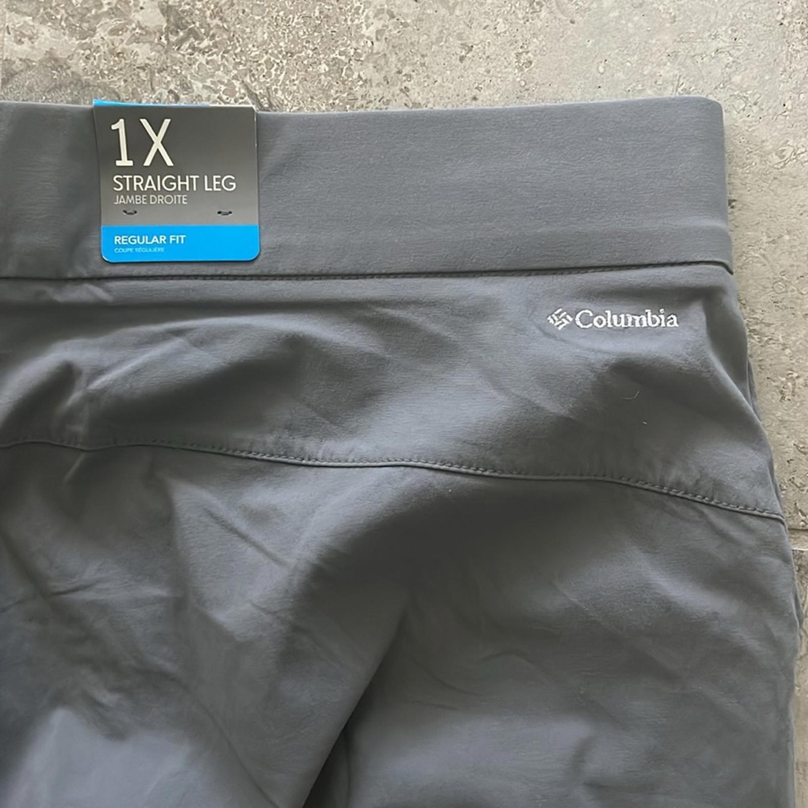 Columbia Anytime Casual Pull On Pants, Grey Plus Size 1X Women's, New w/Tag