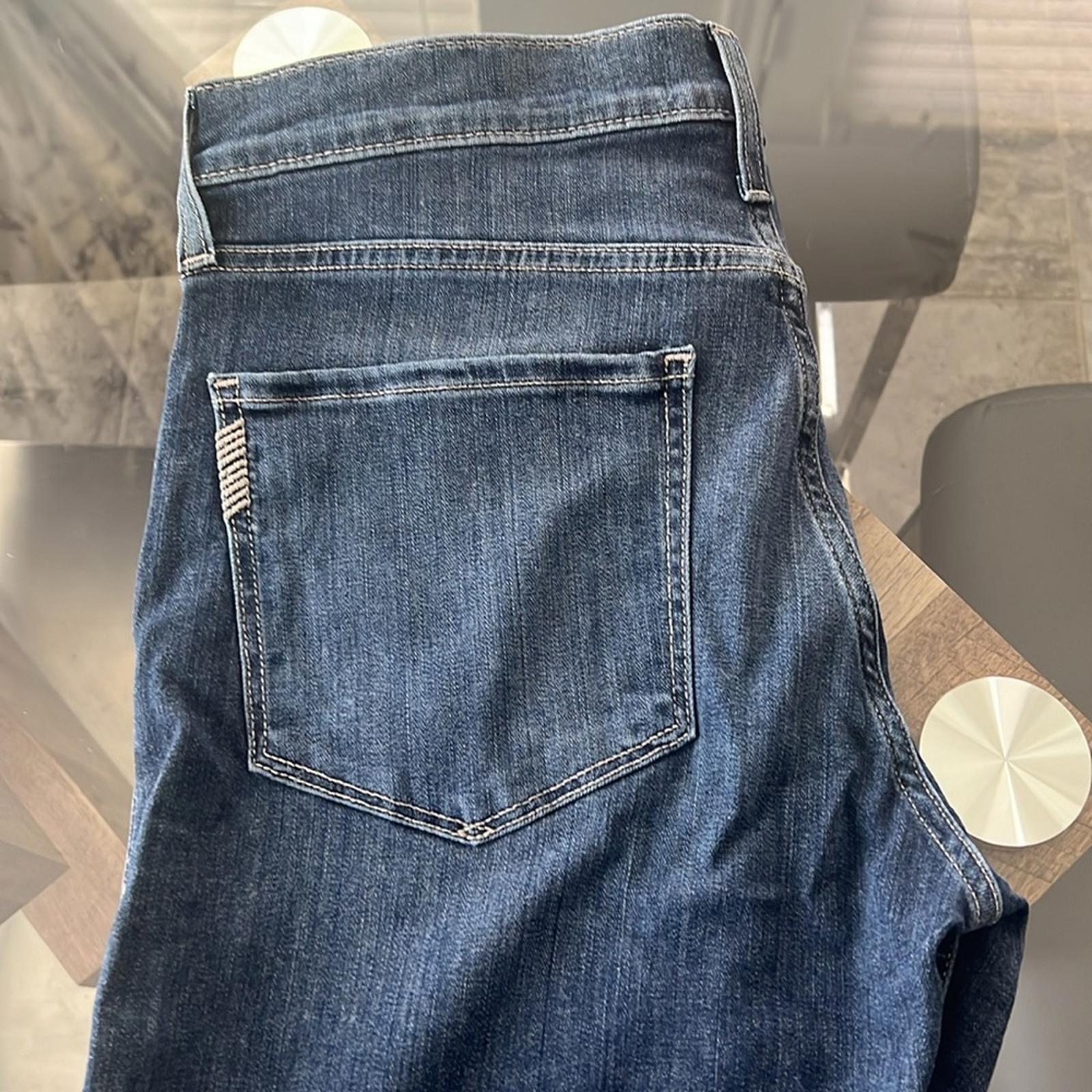Paige Federal Straight Slim Fit Jeans in Taft, Size 31 X 34 New w/Tag