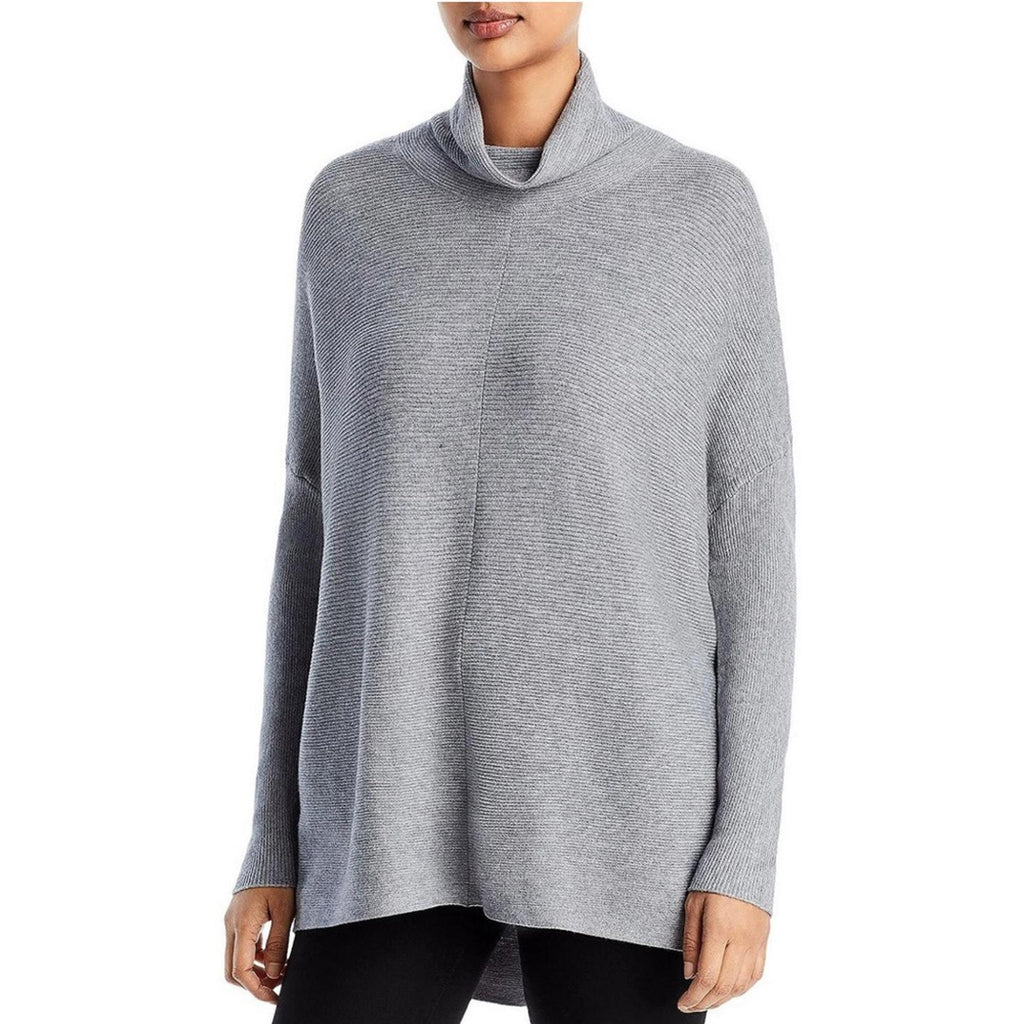 Cupio Mock Neck Knit Pullover Sweater in Heather Grey, Size XL New w/Tag