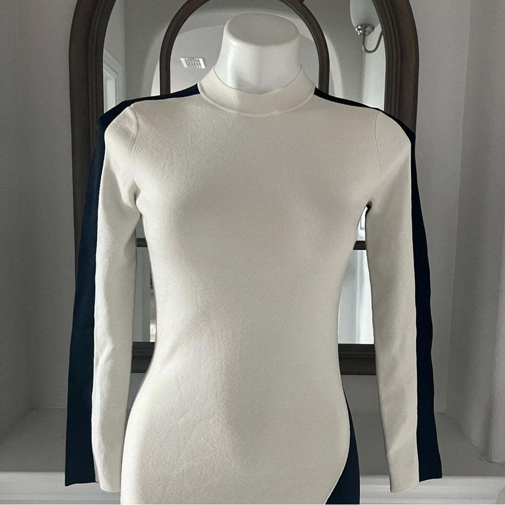Rag & Bone Cecilee Long-Sleeve Colorblock Sheath Dress REVOLVE, Size XS NEW $395
