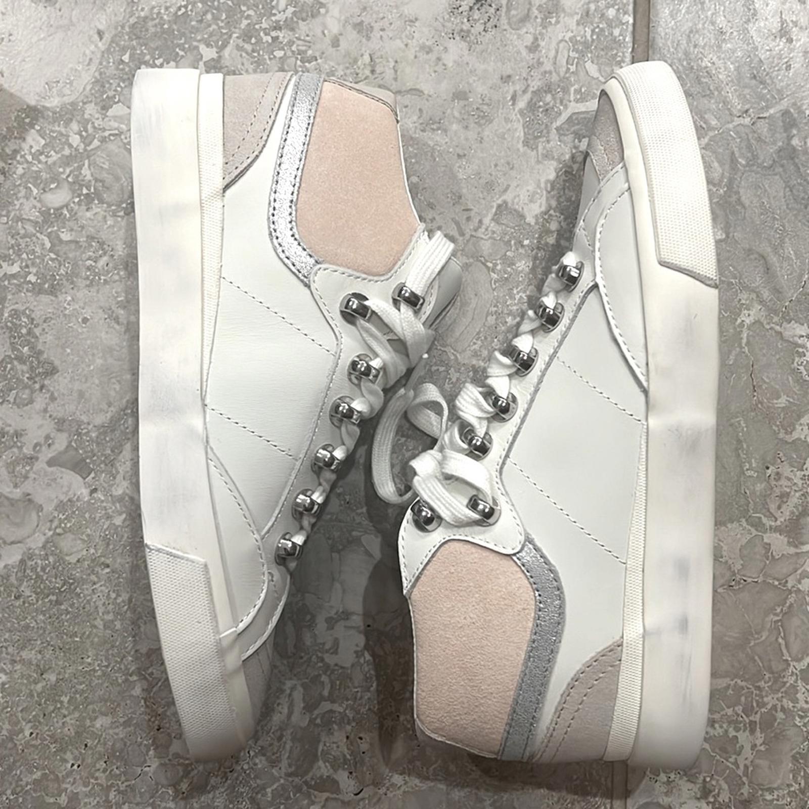 Marc Fisher LTD Merin 3 High Top Sneakers in White, Size 6.5 New in Box $160