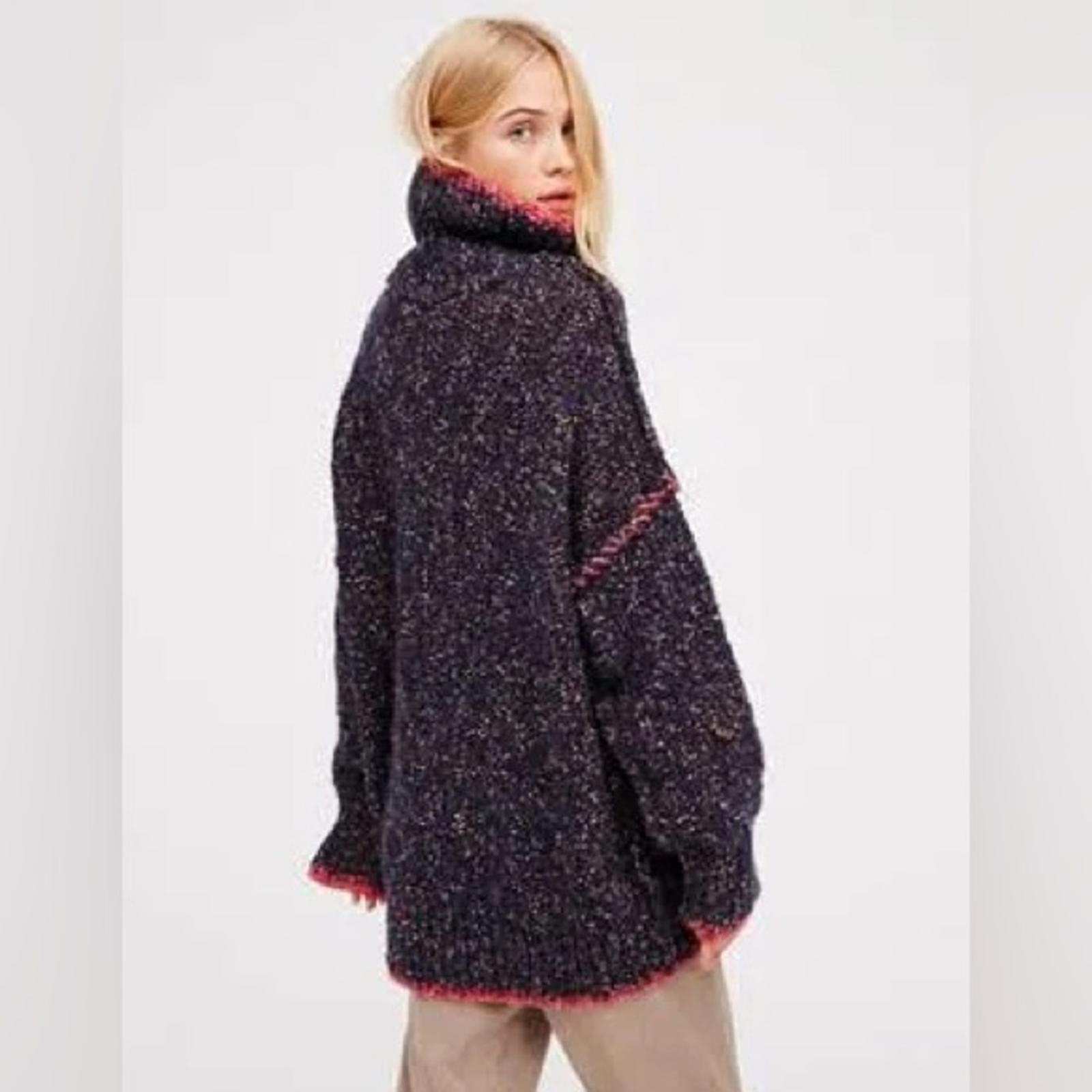 Free People Echo Wool-Blend Pullover, Oversized Size XS