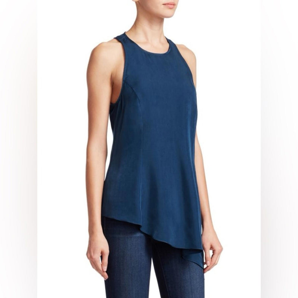 Cinq à Sept Dylan Asymmetric Peplum Top, Size M New w/Tag Retail $265 SOLD OUT!