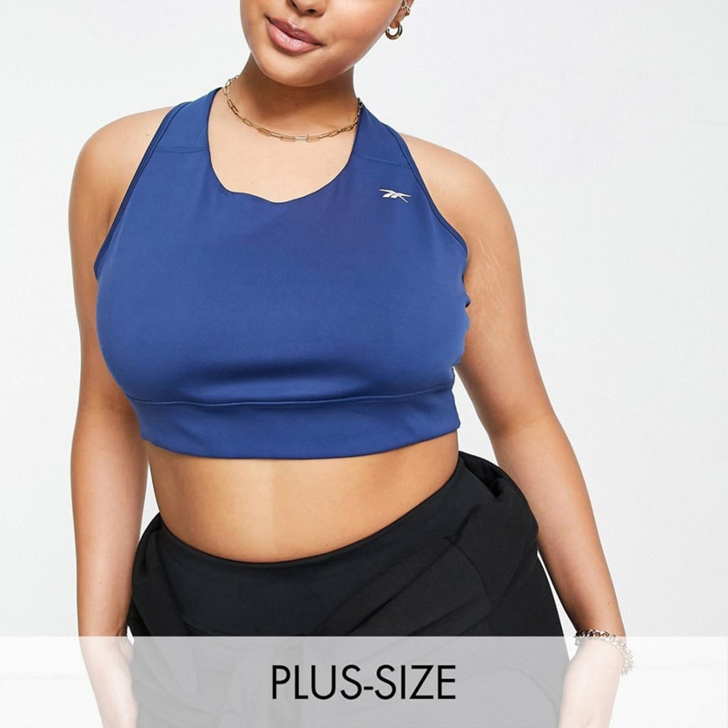 NWT Reebok Training Plus Essentials High-Support Sports Bra, Blue Size 3X