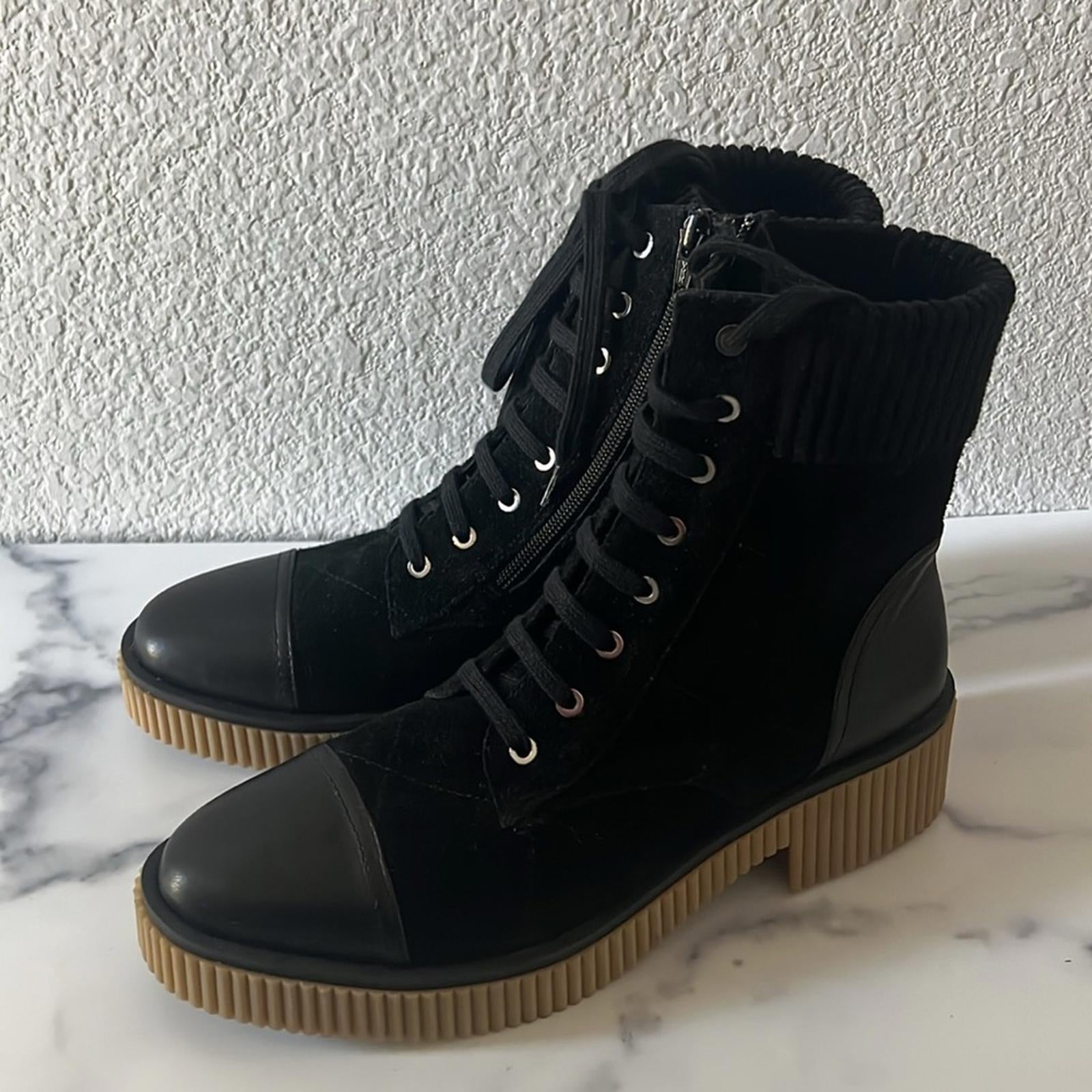 Vaneli Mage Boots in Black Suede/Leather, Size 10 New in Box $250
