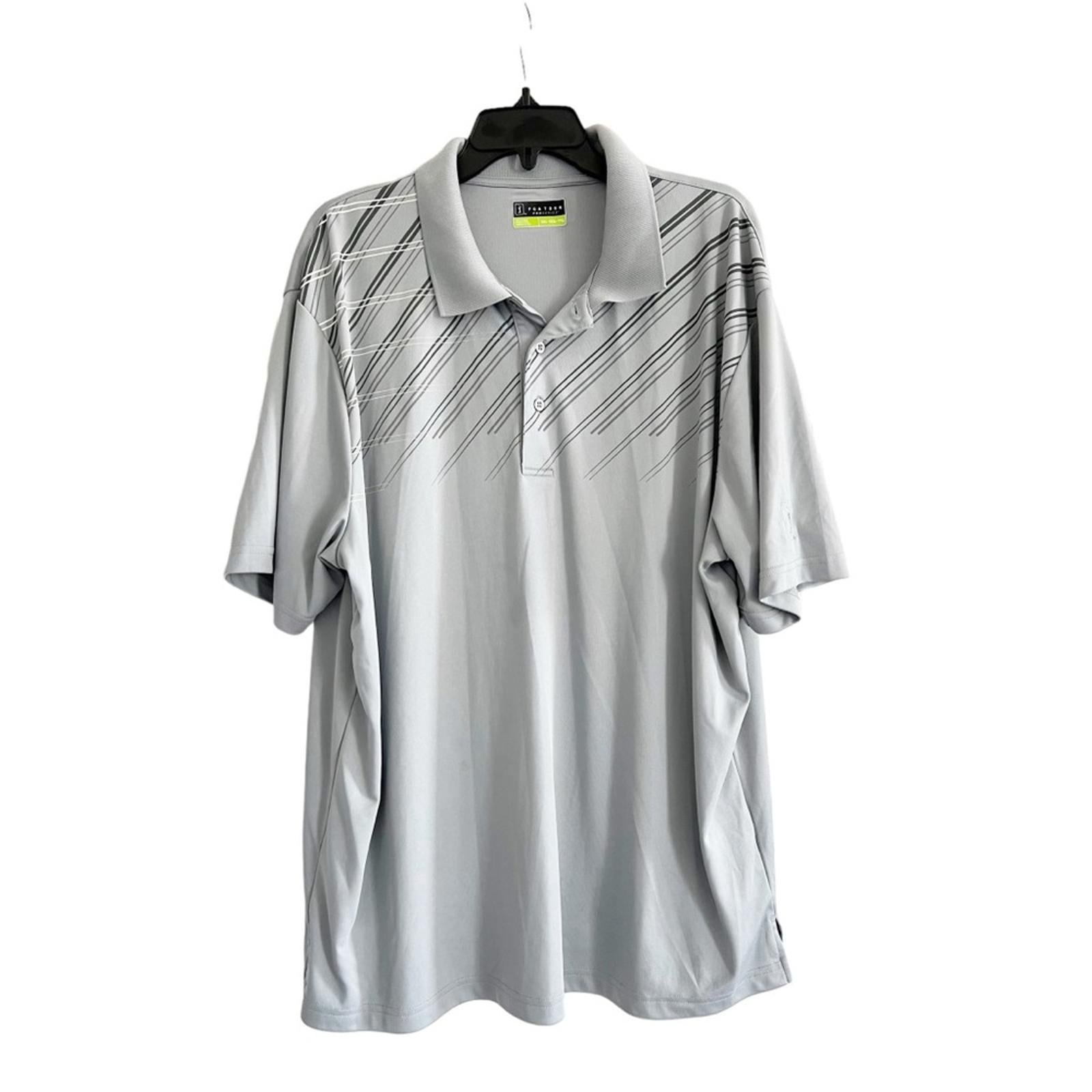 PGA Tour Pro Series Polo Shirt in Grey, Size XXL EXCELLENT!