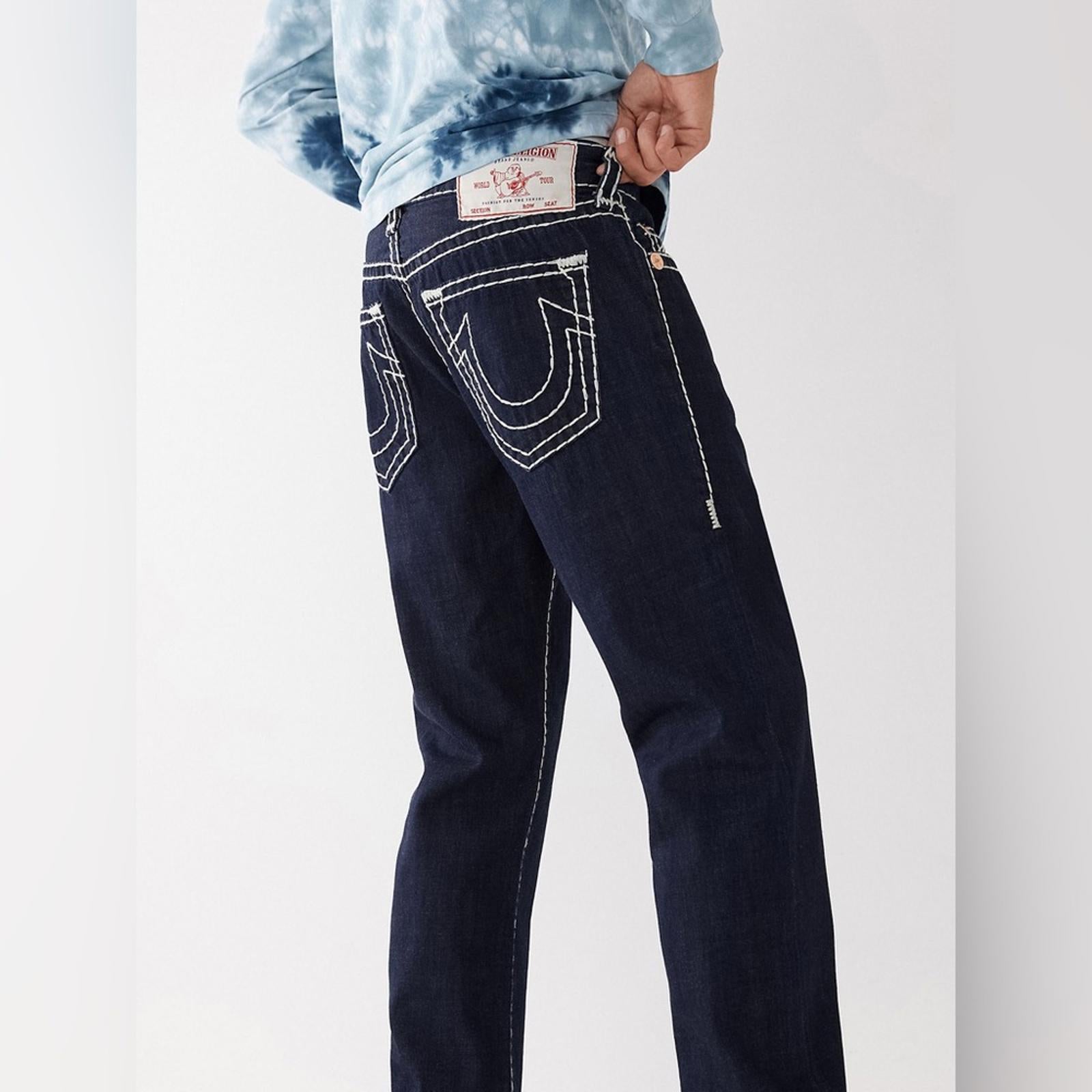 True Religion Men's Jeans Ricky Straight Leg, Size 31 New w/Tag Retail $259