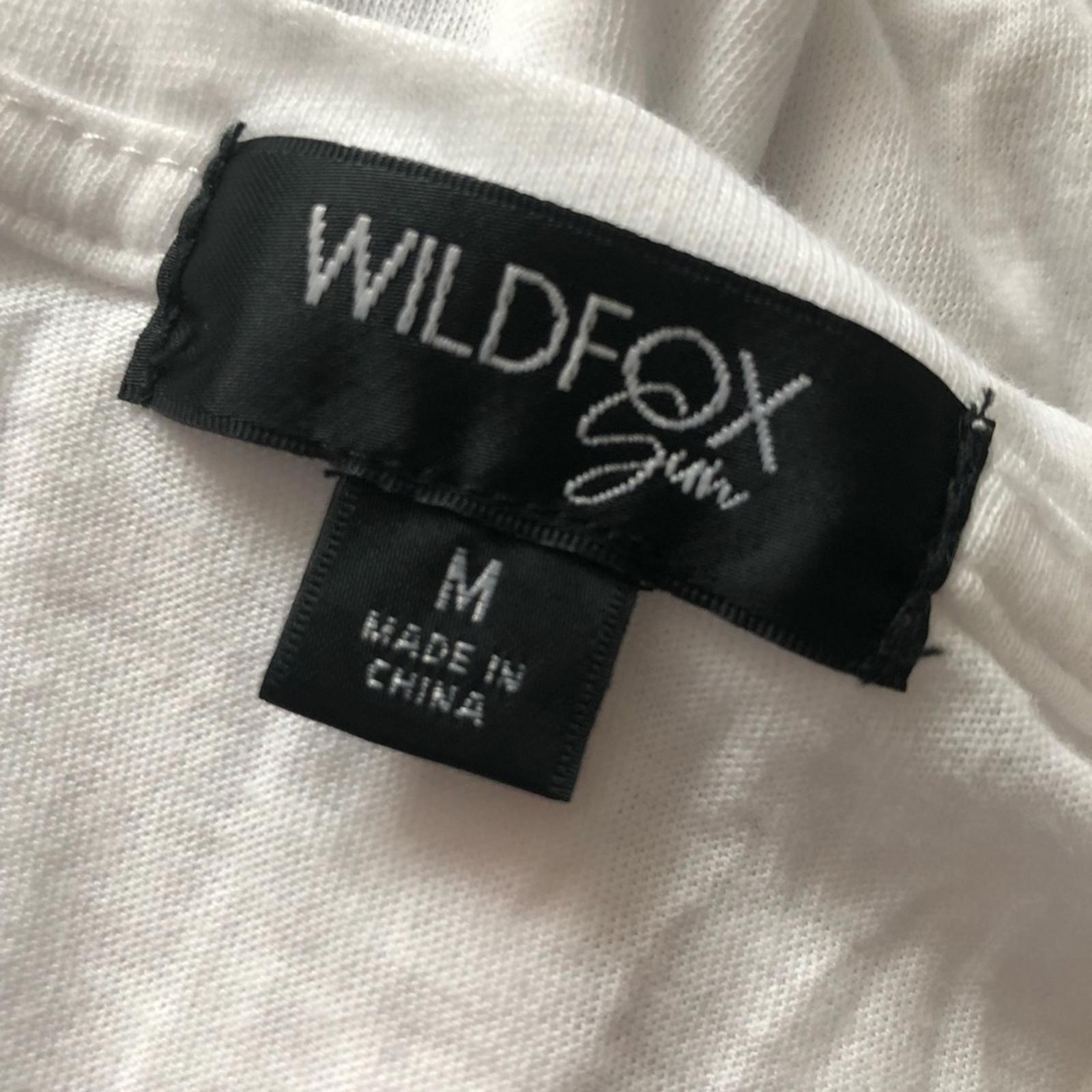 Wildfox Sun Scoop Neck Swim Coverup in White, Dress Beach Size M New w/Tag