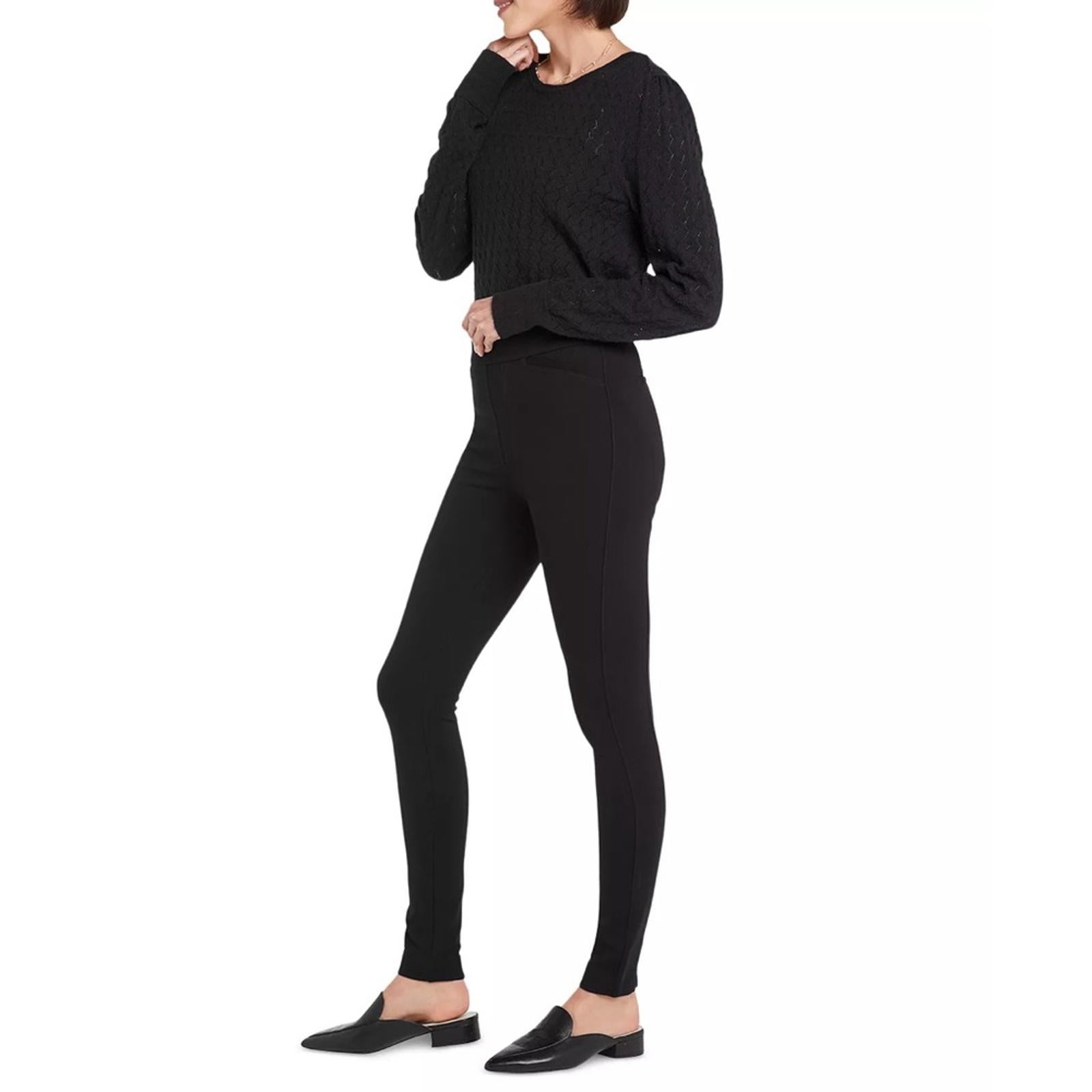 SCULPT-HER by NYDJ Ponte Ankle Leggings in Black, Size XS New w/Tag