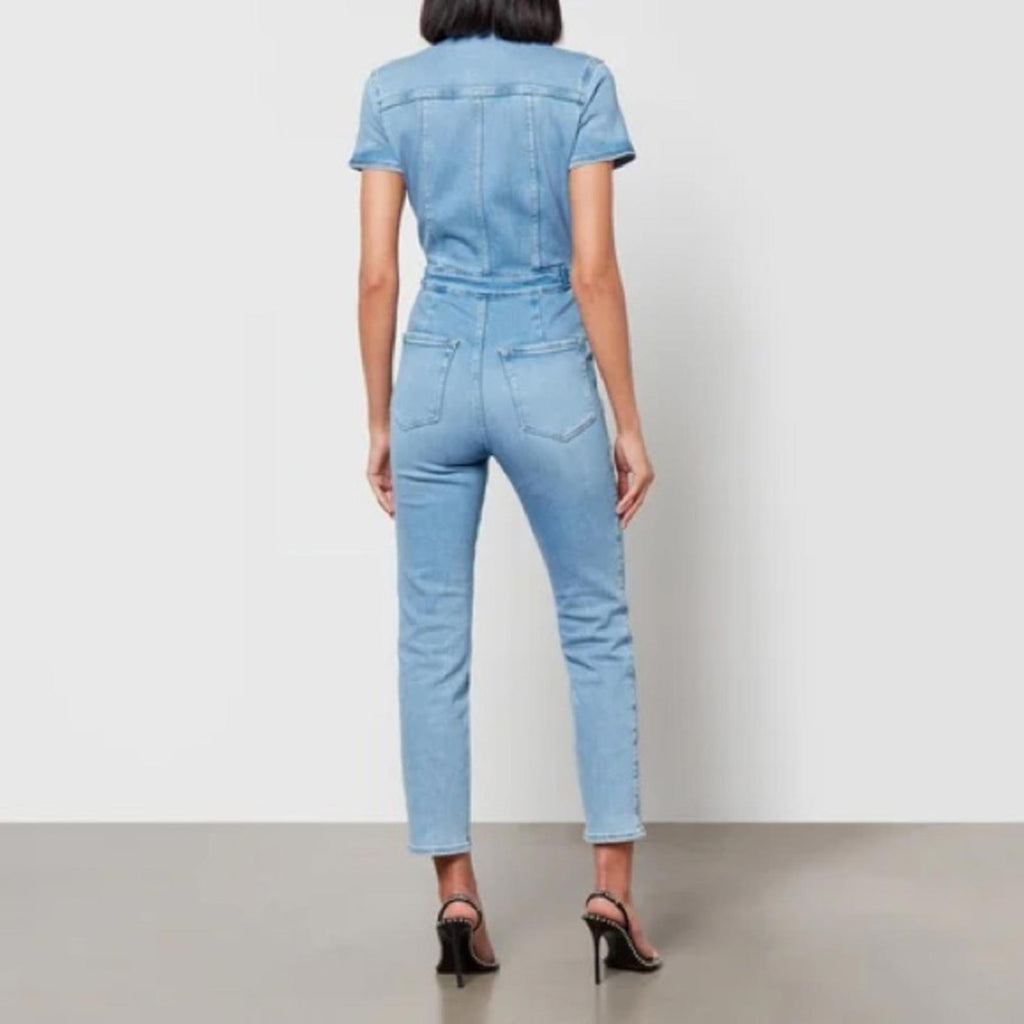 Good American Fit For Success Jumpsuit in Blue, NWT, Size 4 (XL)