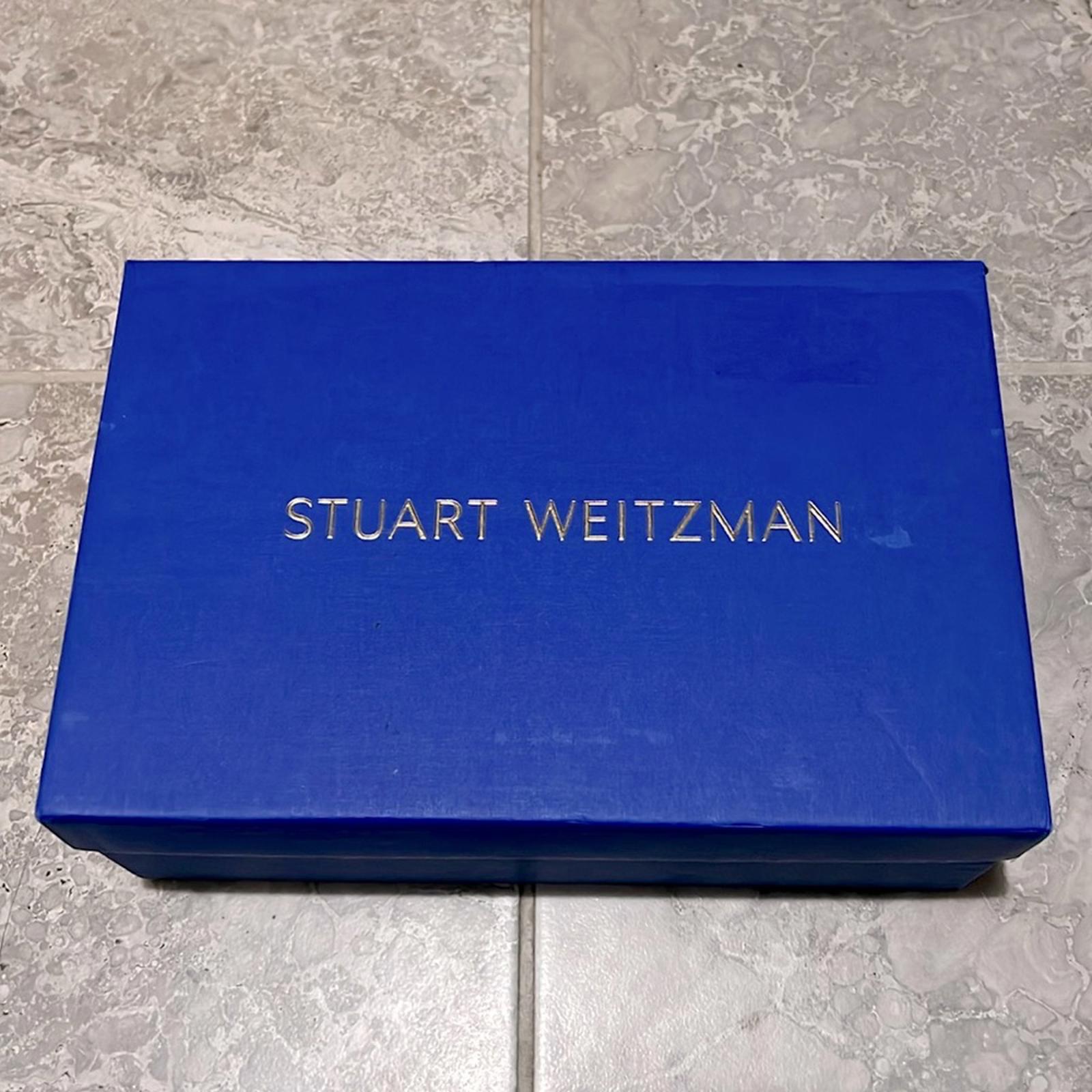 Stuart Weitzman Stuart Concealed-Wedge Sock Bootie Cashmere Stretch, NWT, Size 8