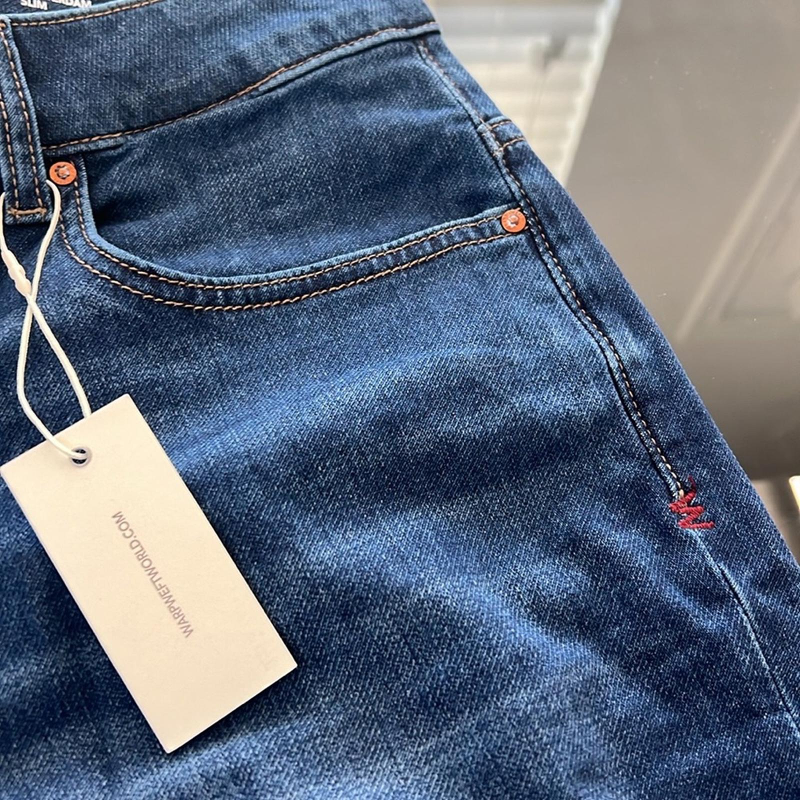 WARP + WEFT AMS Amsterdam Slim Stretch Jeans, Size W36 X L30 New with Tag