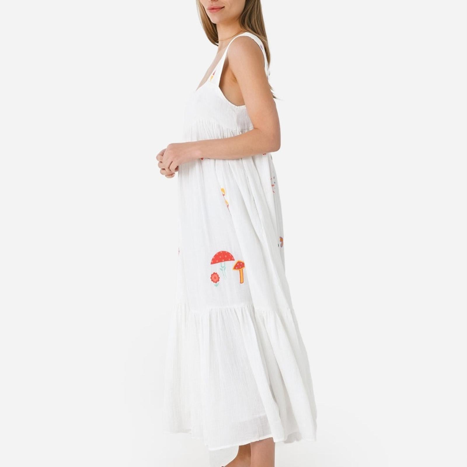 MOTHER The Love Story Summer Dreams Dress in White, NWT, Size L