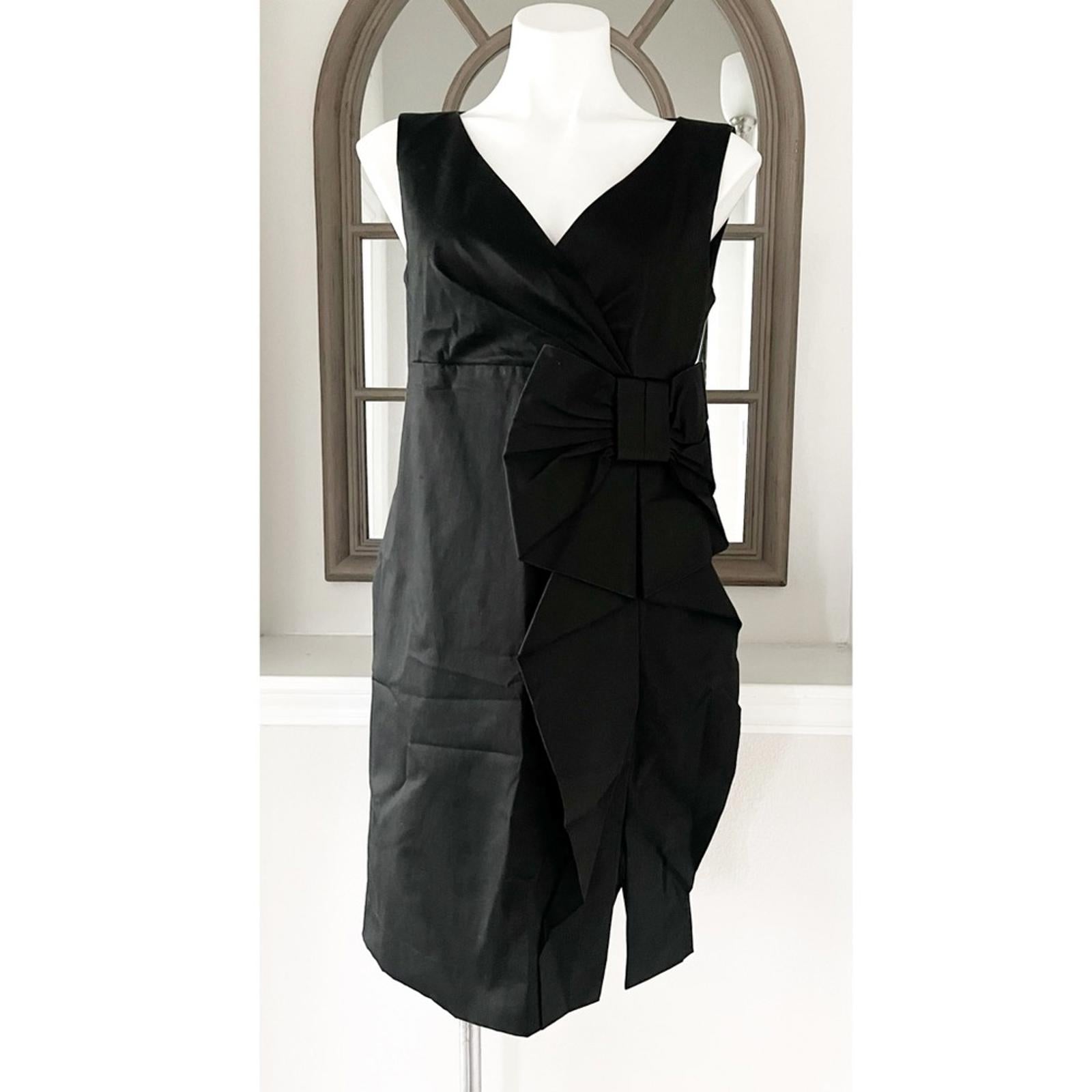 Red Valentino Cocktail Dress in Black, EXCELLENT!