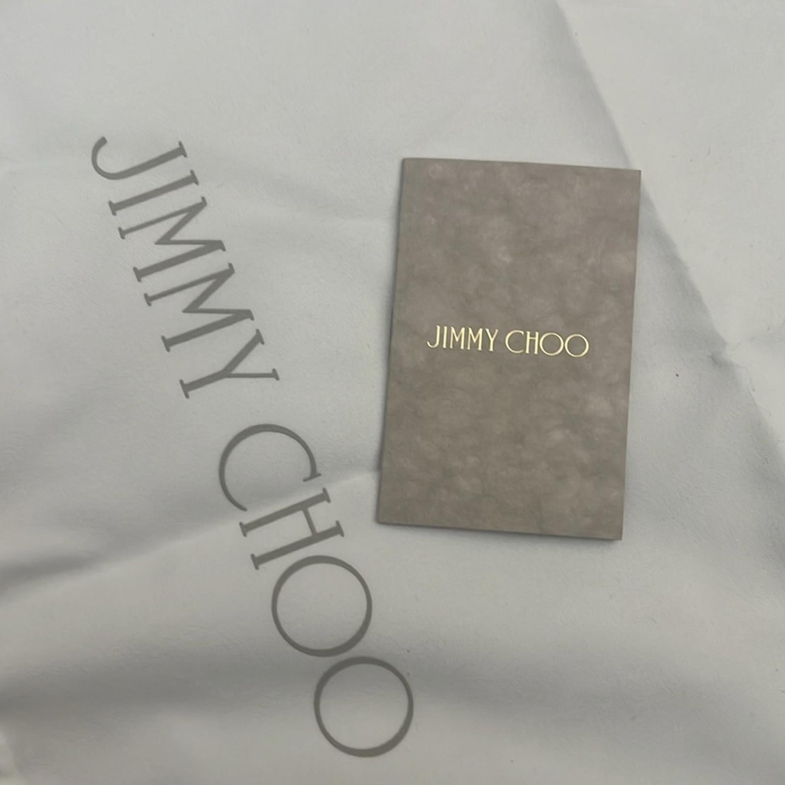 Jimmy Choo Meira 85 Embellished High Heel Sandals, Size 39.5 NEW in Box