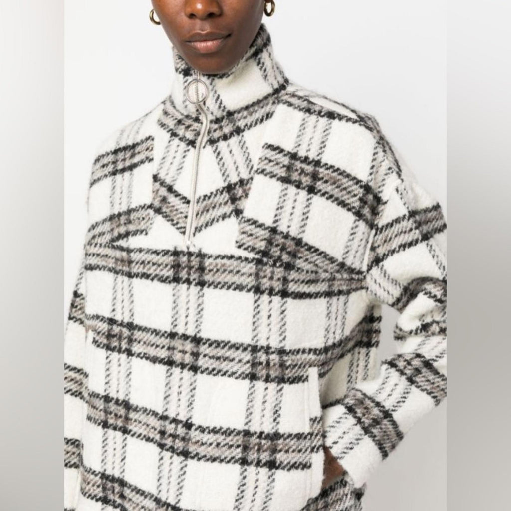IRO Bika Jacket in Ecru/Black/Grey Size EU 40 New w/Tag