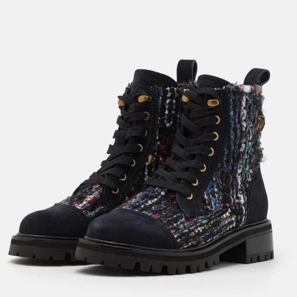 Kurt Geiger London Kensington Lace-Up Combat Boots, Size 35.5 New in Box