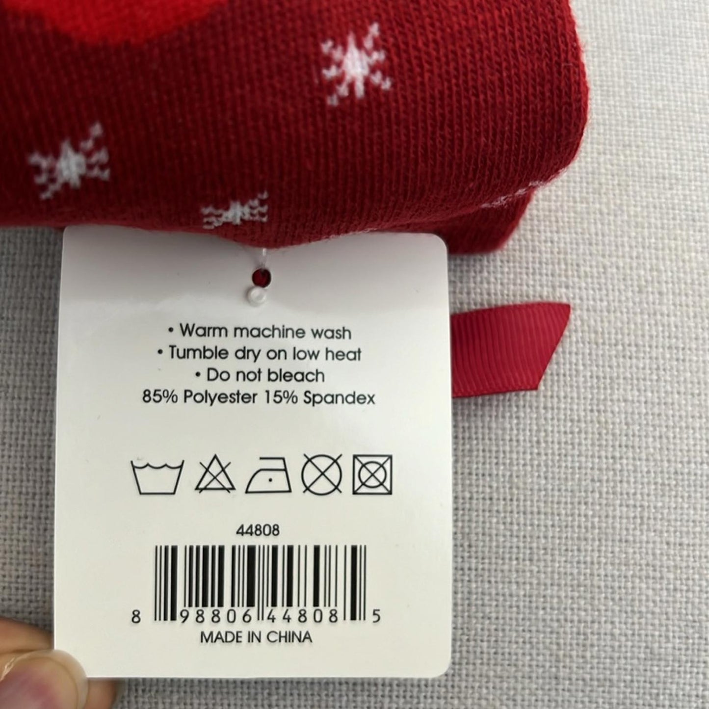 6-Pairs Holiday Crew Socks, Size 9-11 New w/Tag