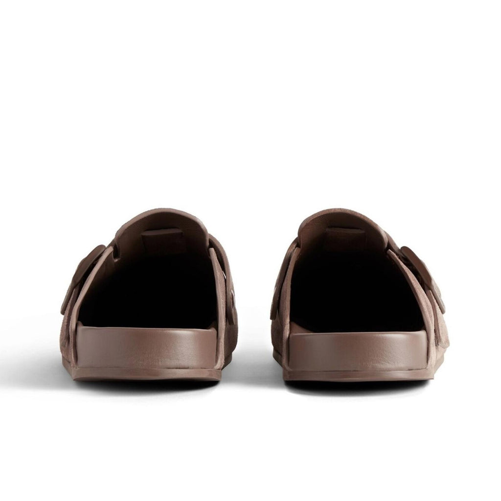 Balenciaga Sunday Mule in Light Brown Suede Calfskin, NEW, Size EU 41