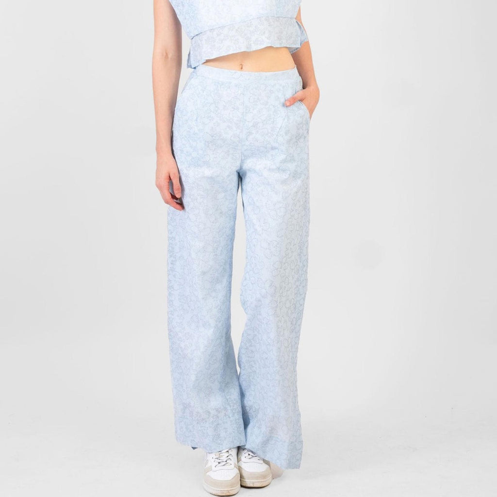 New KOCH Jules Pants Sky Bloom, Size L New w/Tag Retail $420