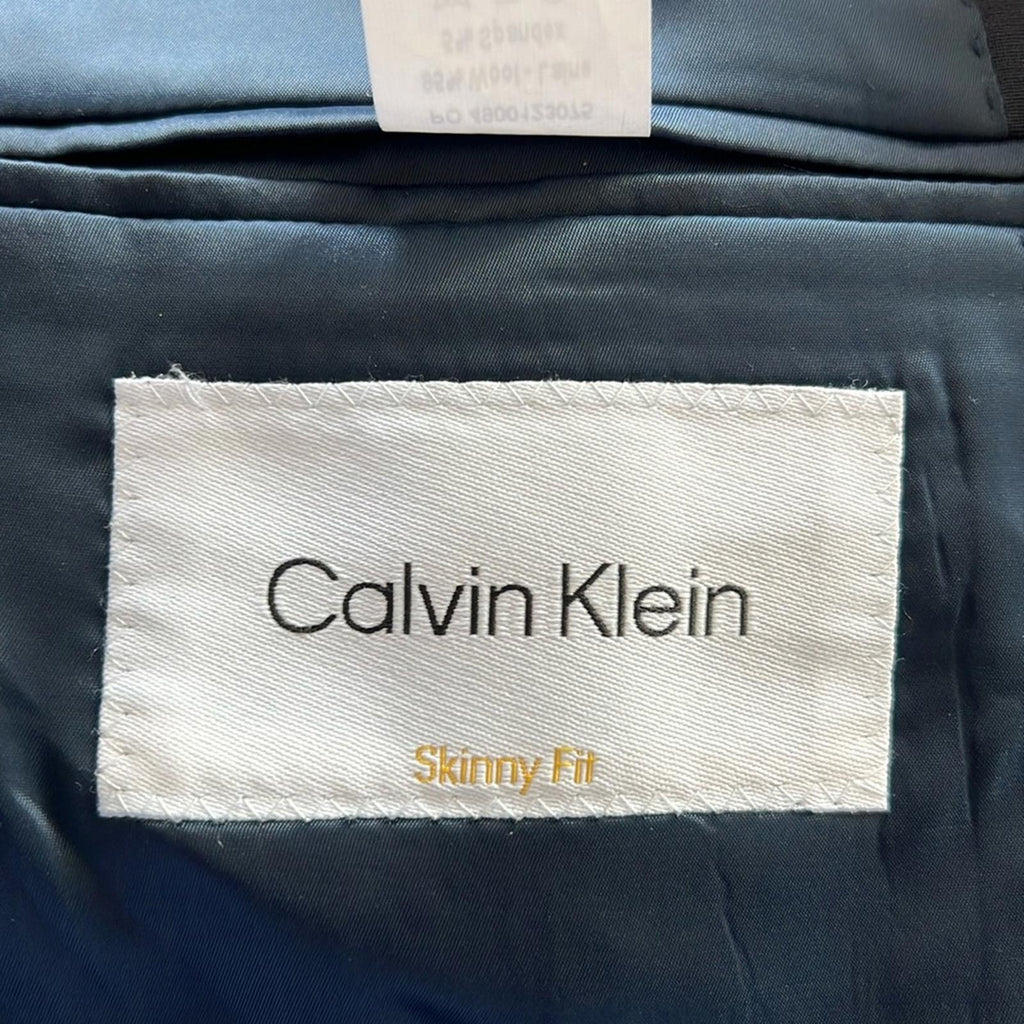 NEW Calvin Klein Two-Button Skinny Fit Wool Suit Jacket, Size 42R Retail $450