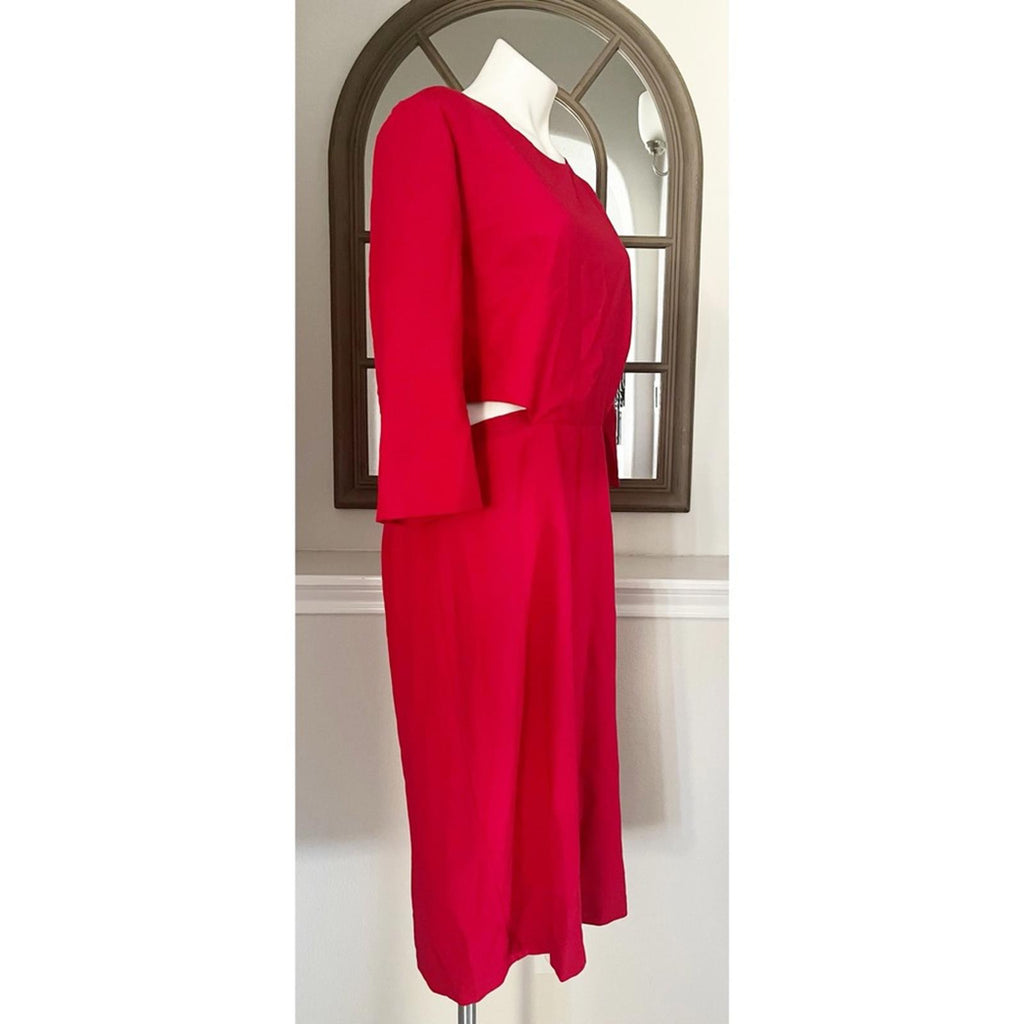 Gabrielle Union Sheath Cut-Out Dress in Red, NEW, Size 16