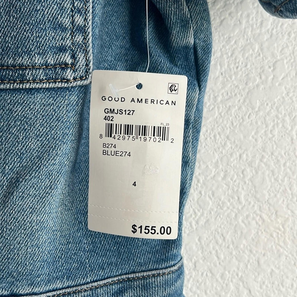 Good American Fit For Success Jumpsuit in Blue, NWT, Size 4 (XL)