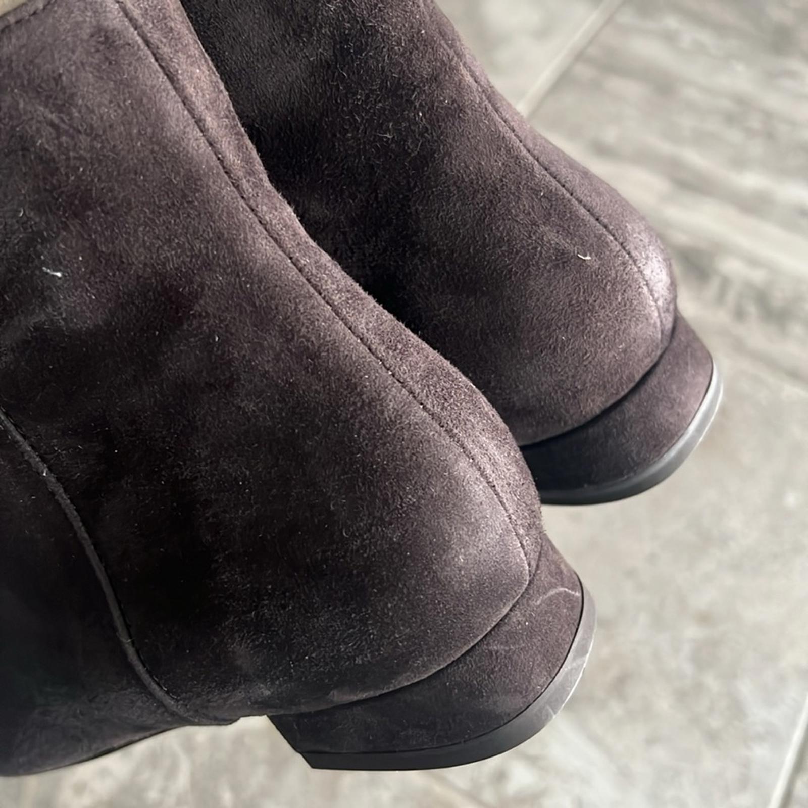 Aquatalia Prisilla Pointed Toe Zip in Truffle, Size 8.5 NEW in Box w/DustBag