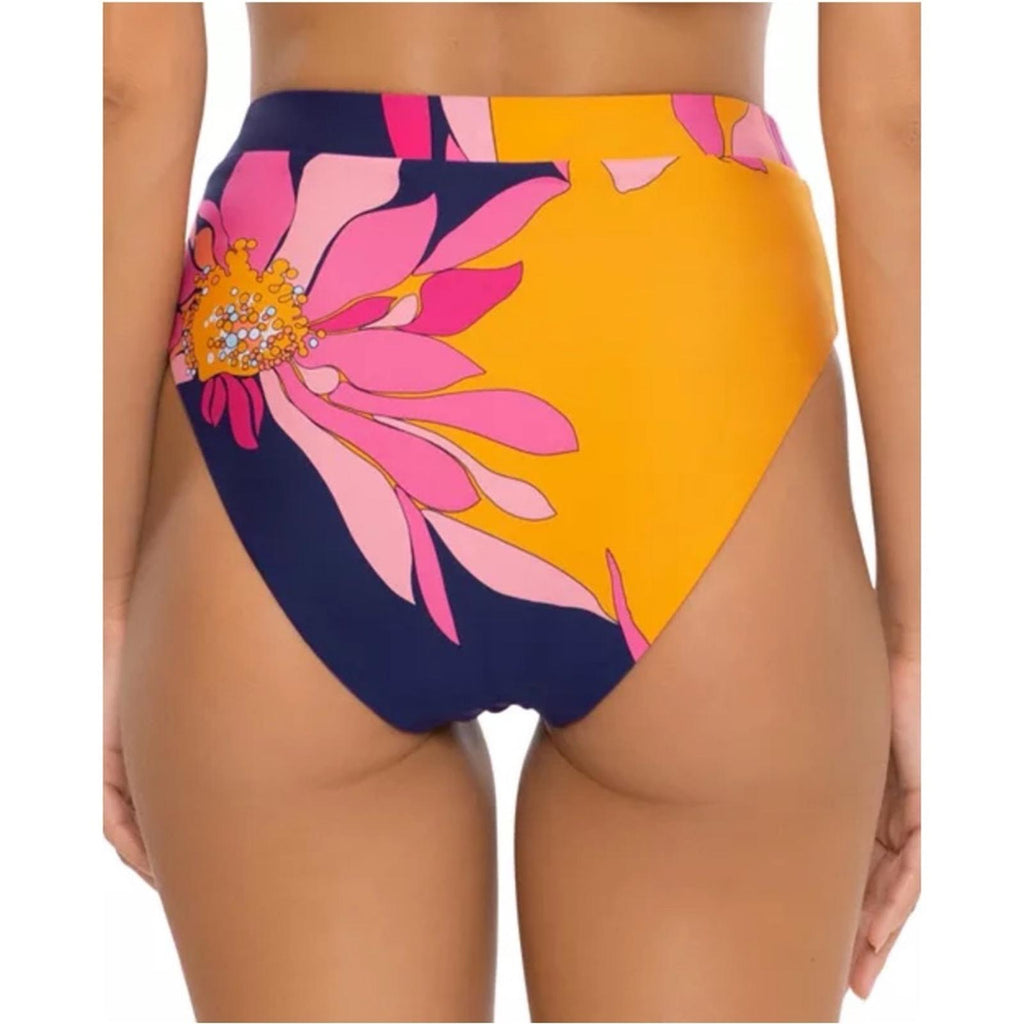 Trina Turk Breeze High Waist Bikini Bottom, Size 4 NEW w/Tag