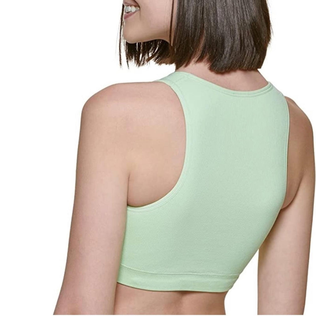 CK Performance Ribbed Sports Bra, Key Lime New w/Tag Retail $49.50 (Sold Out)