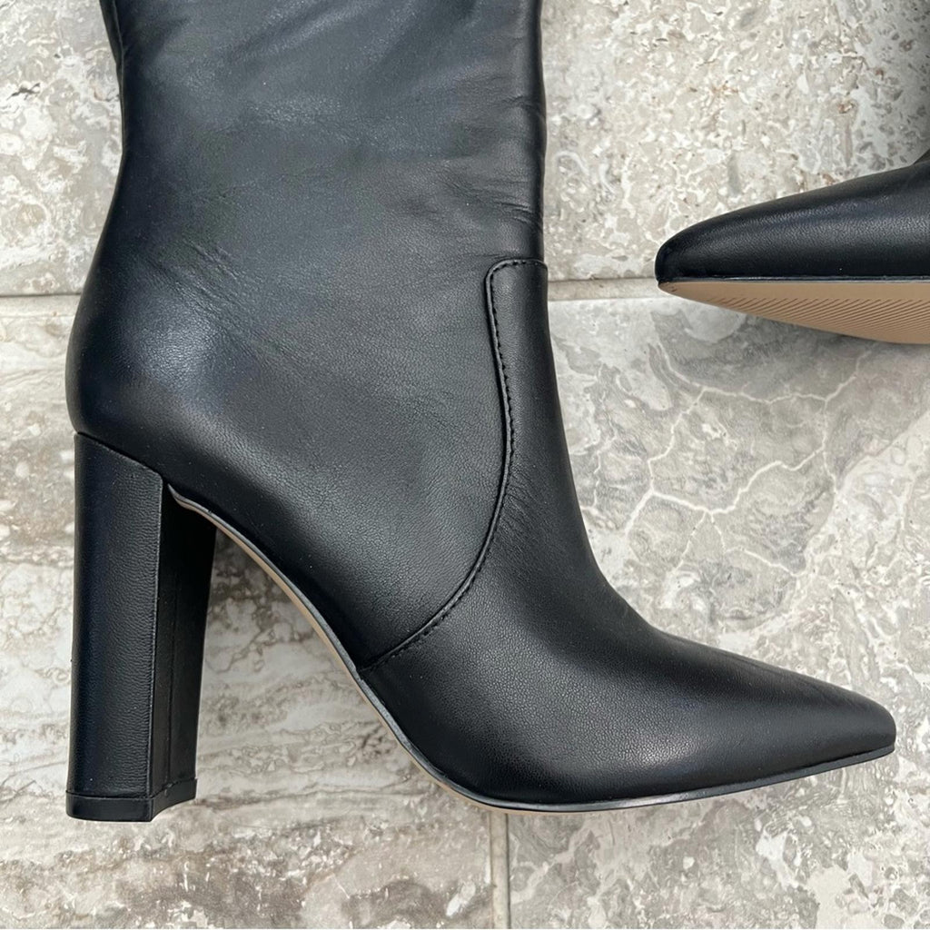 Marc Fisher LTD. Giancarlo Heeled Boots Black, Size 5.5 New in Box $299