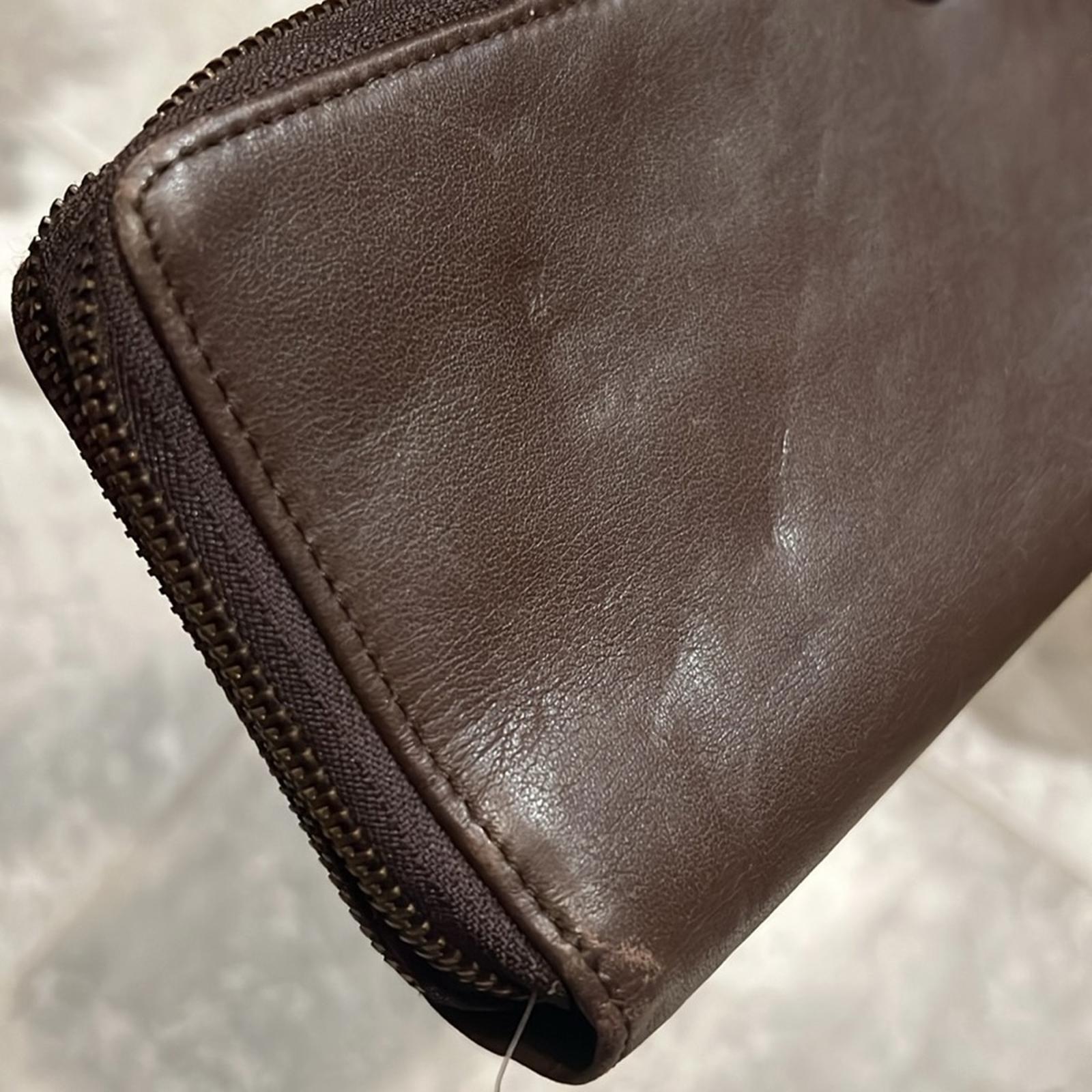 HOBO Double Zip-Around Wallet in Brown