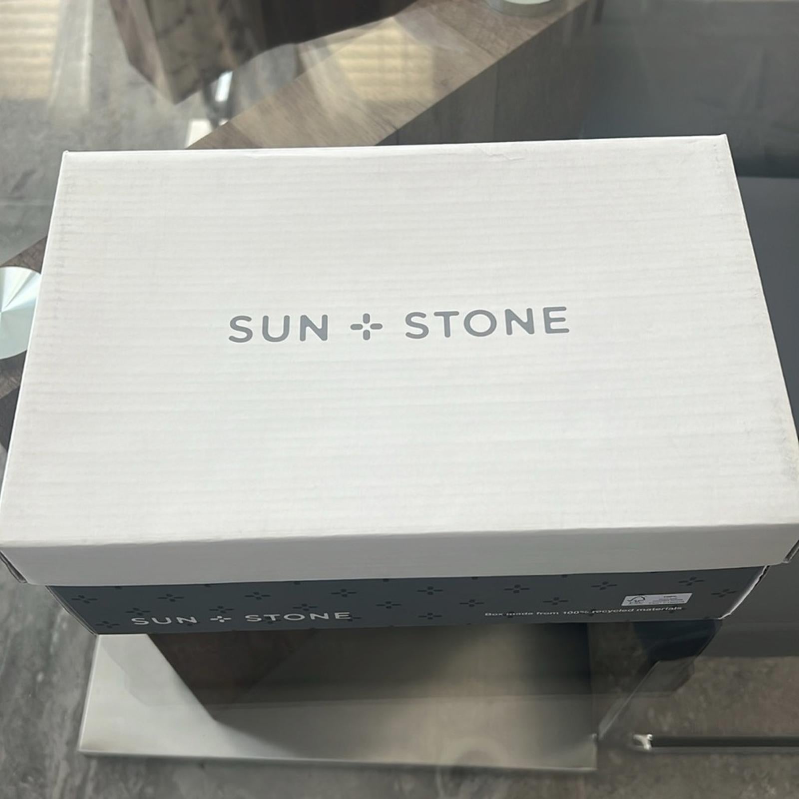 Sun+Stone Little Boys Kiva Lace Up Core Sneakers in Navy Blue Size 1 New in Box