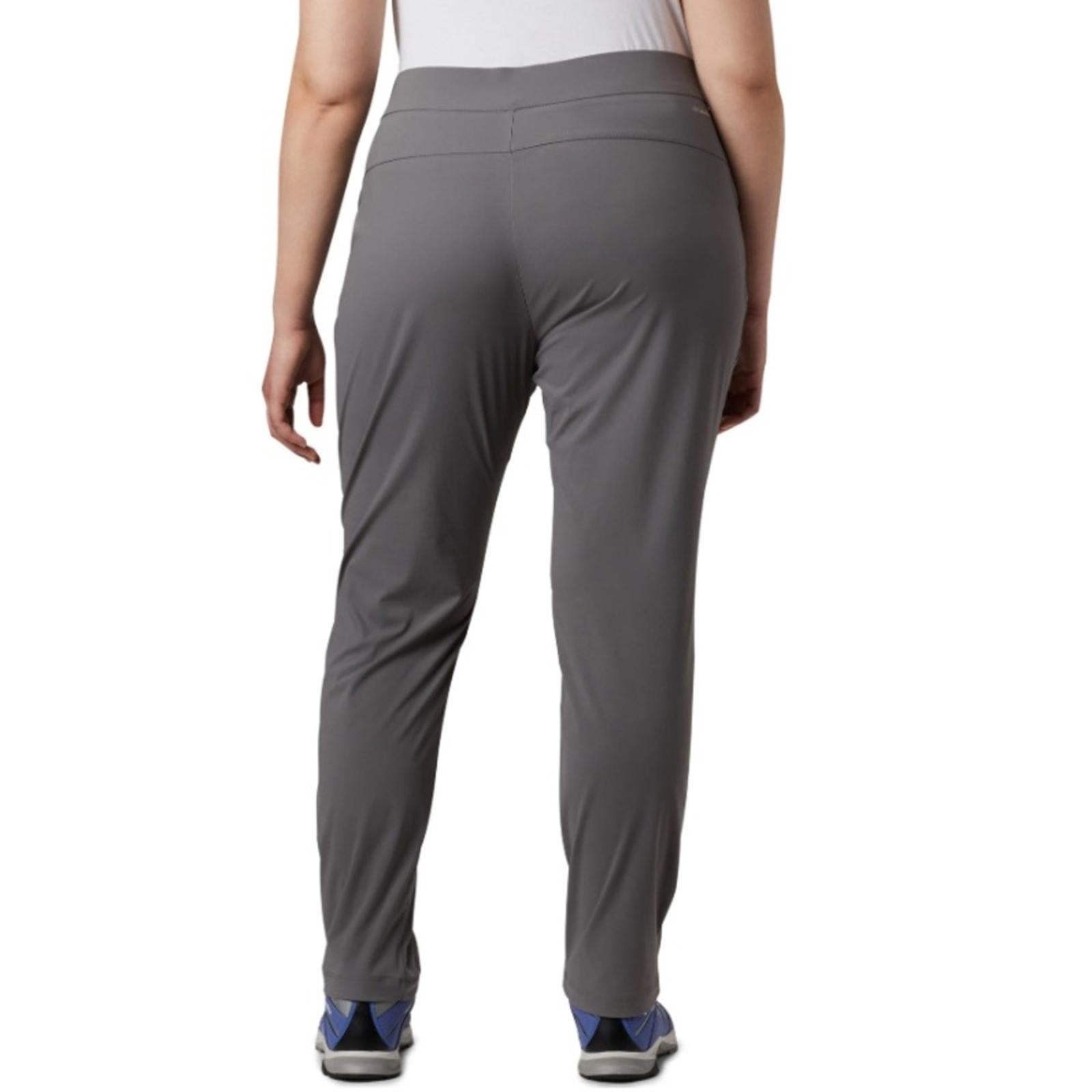 Columbia Anytime Casual Pull On Pants, Grey Plus Size 3X Women's, New w/Tag $95